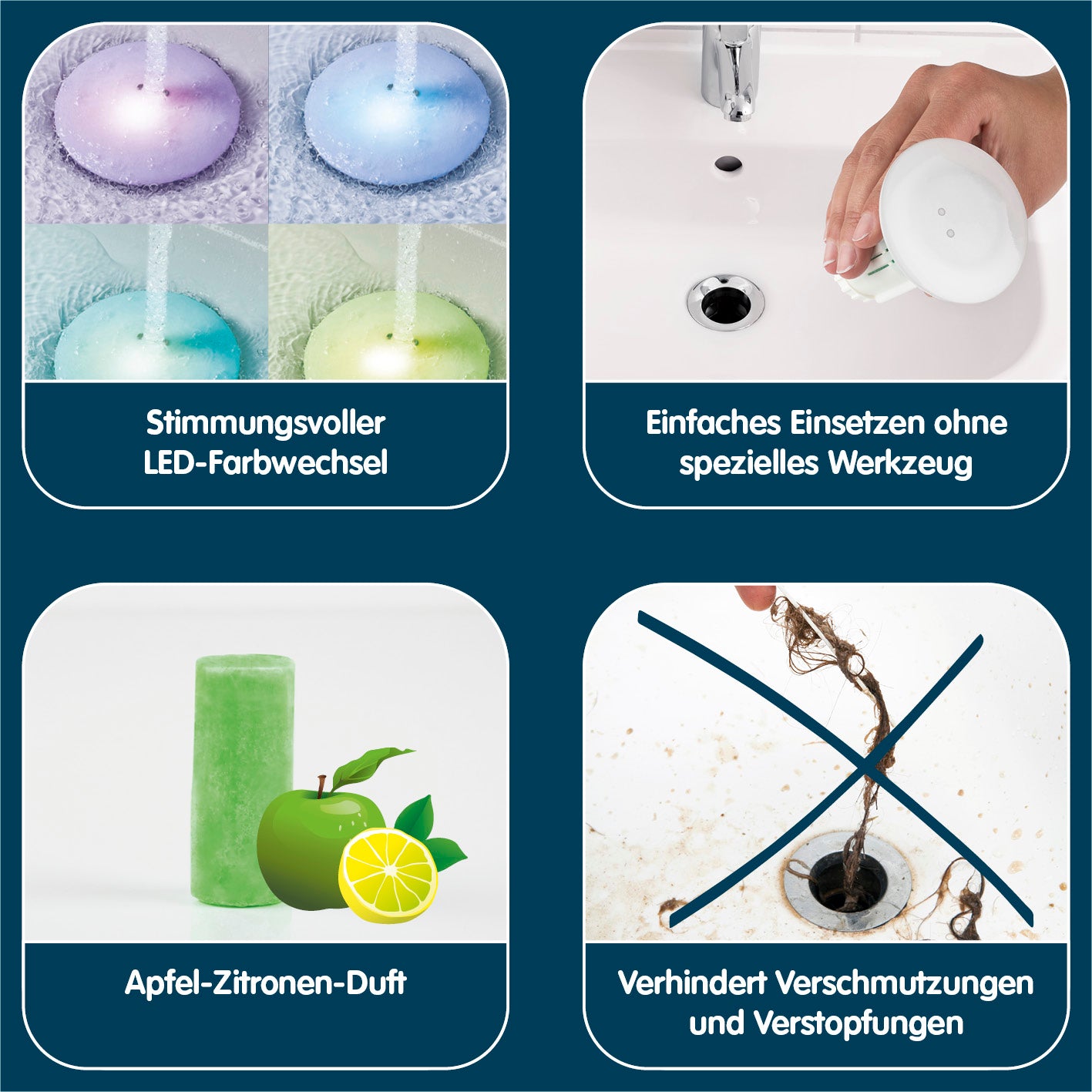 Abfluss-Fee LED-Abflussstopfen