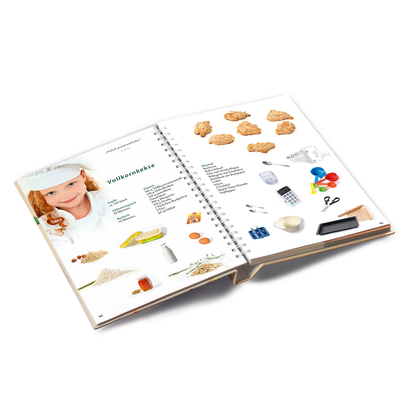 Rezeptbuch inkl. Messbecher-Set - Band 1 - Für die Backprofis von morgen (DIN-A5)