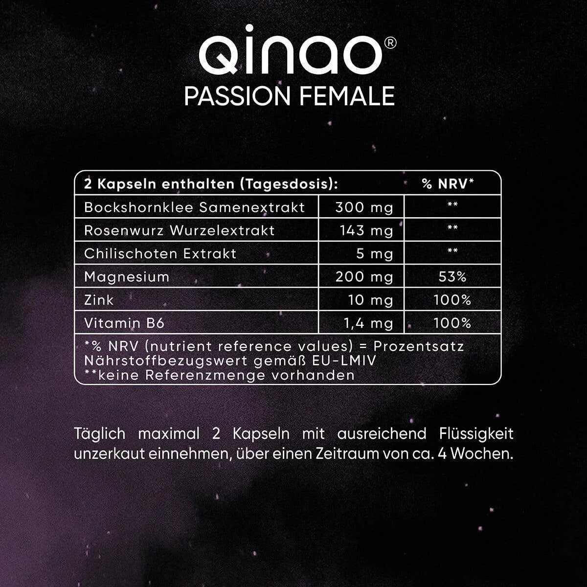 Nahrungsergänzungsmittel FEMALE - 90 Kapseln