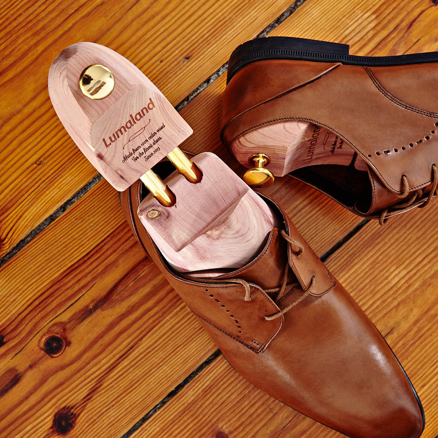 Schuhspanner unisex - Zedernholz - Größe 38/39