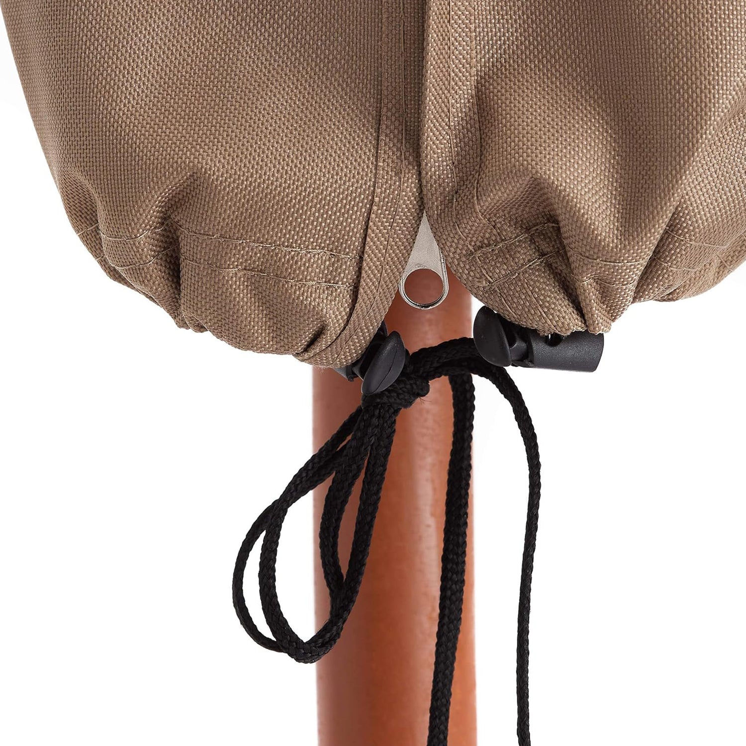Abdeckung Schutzhülle für Sonnenschirm - 195 x 25/35 cm - Beige