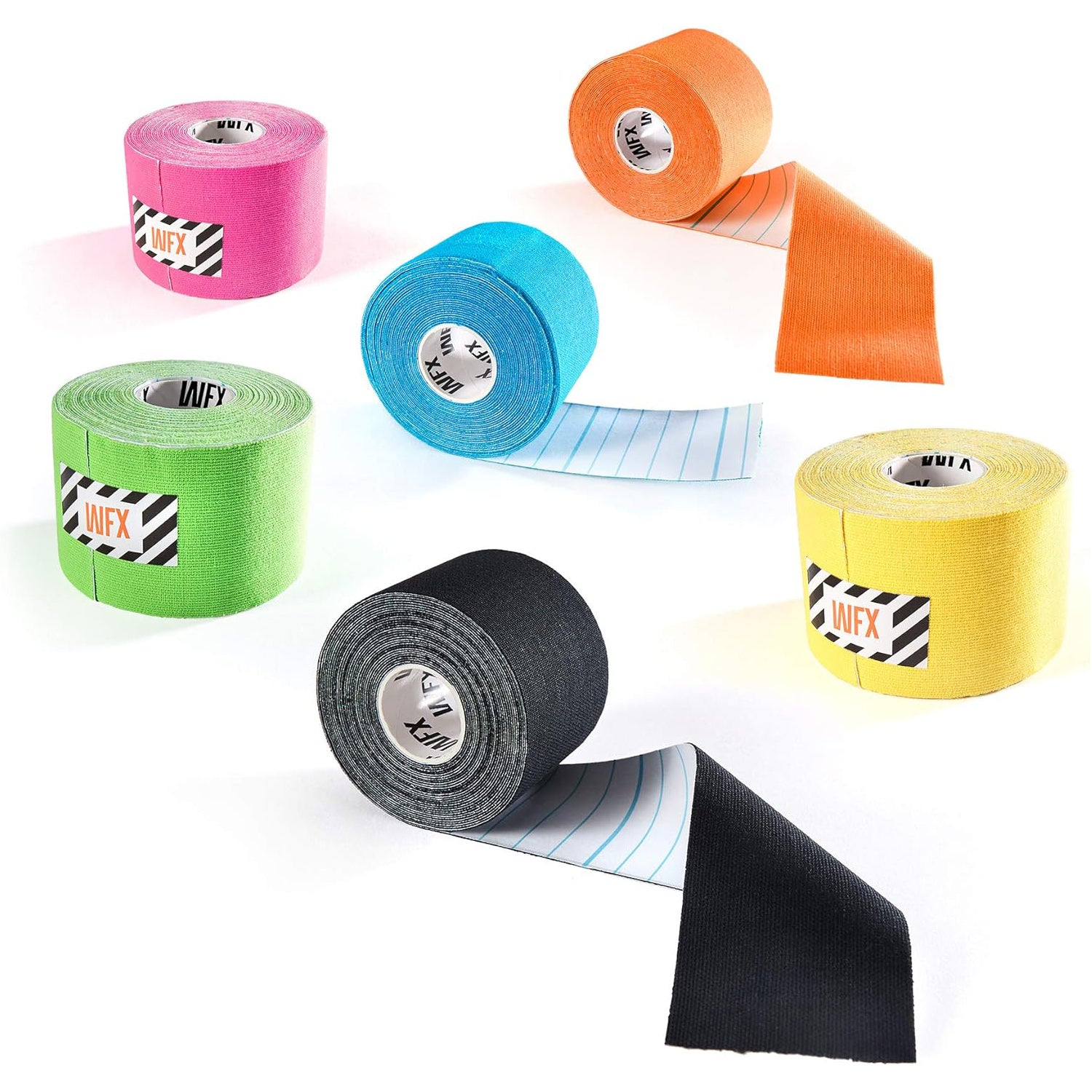 Kinesiologie Tapes - 5m x 5cm - 6er Set