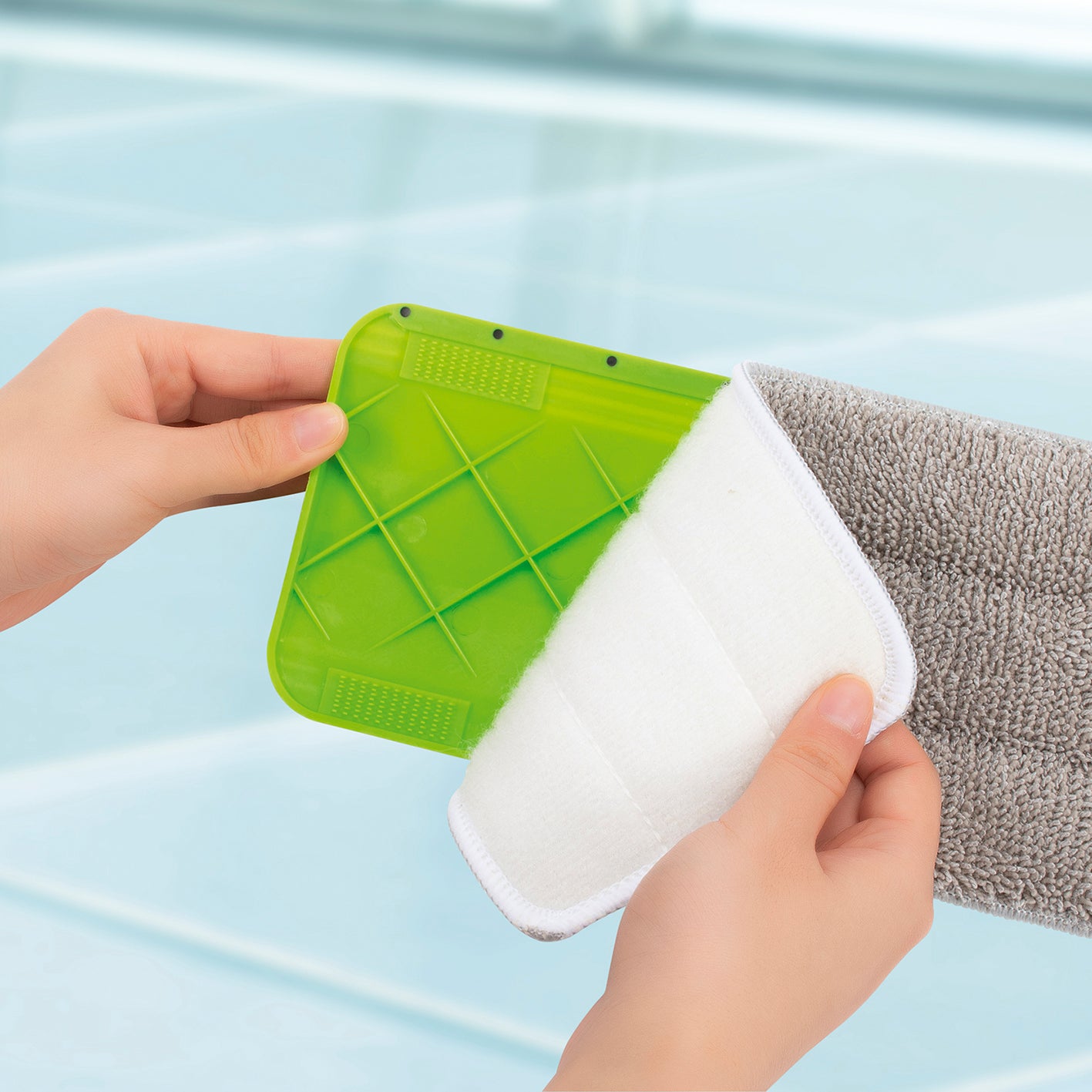 Ersatz-Wischtuch - 33x12cm - 2er-Set
