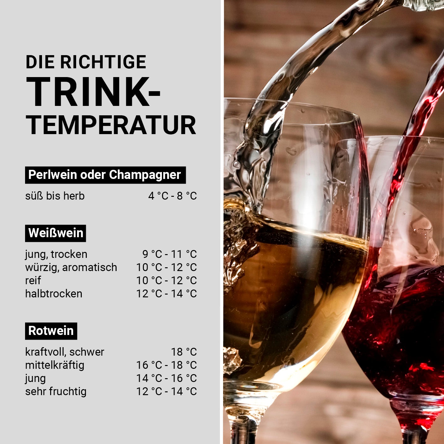 Weinkühlschrank - 20 Flaschen