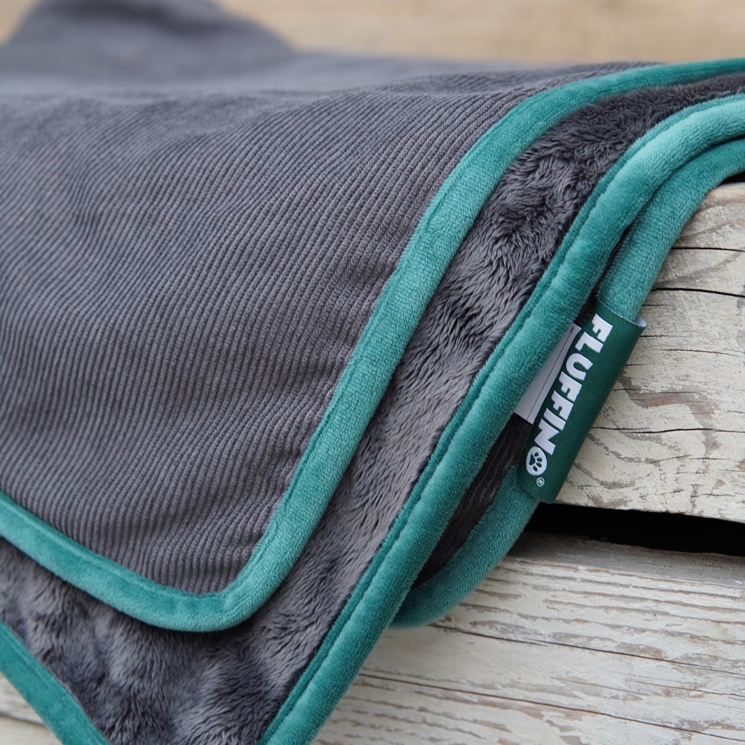 Hundedecke/ Wendedecke /Kuscheldecke - 150x100 cm - Grau