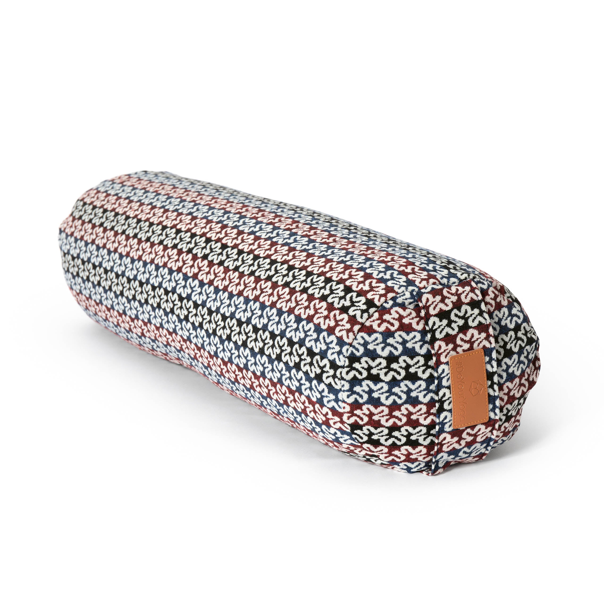 #DoYourYoga Yoga-Bolster Tarik - gefüllt mit Bio-Dinkelspelz - 68 x 22 x 22 cm - Style 17