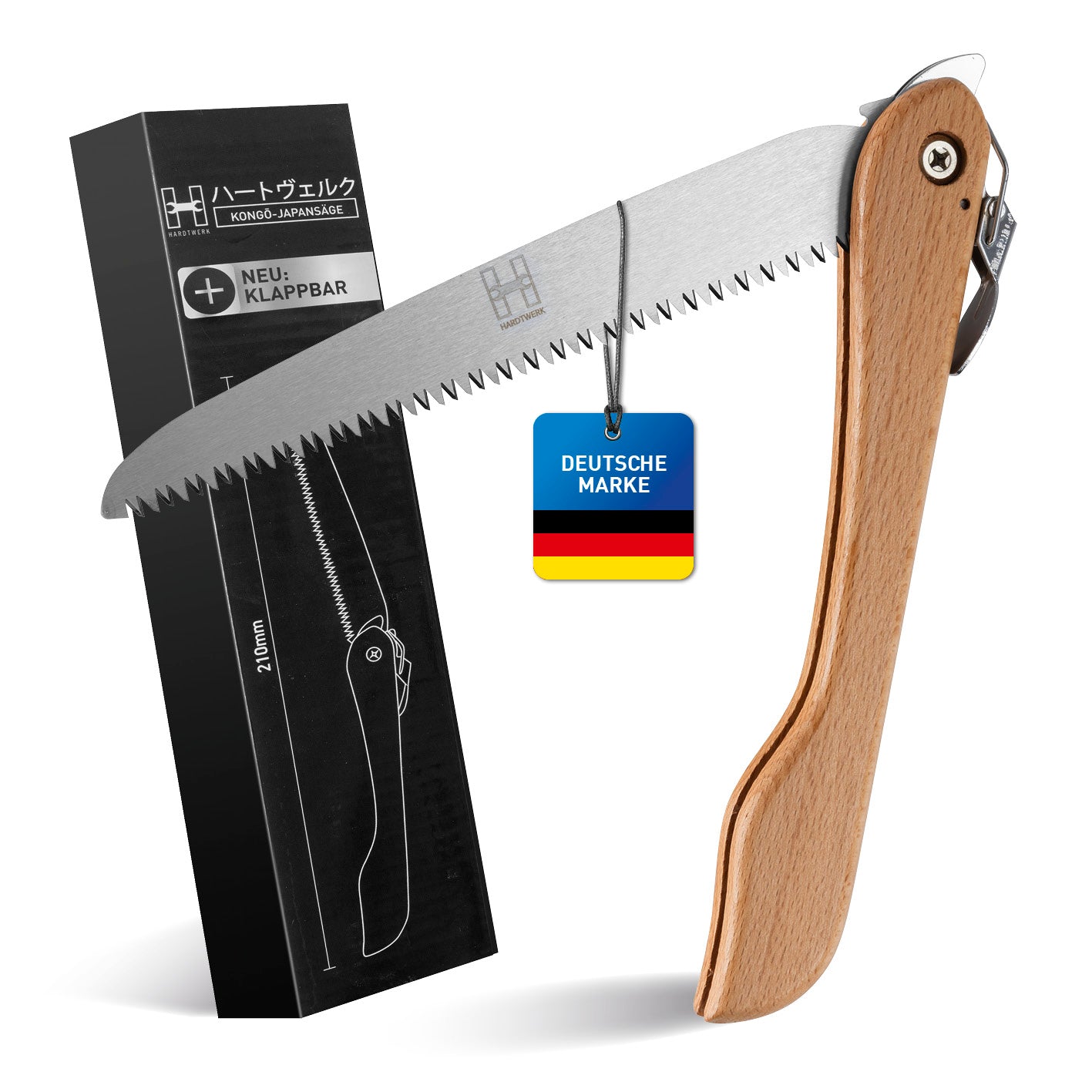 Klappbare Handsäge aus Karbonstahl - 21 cm
