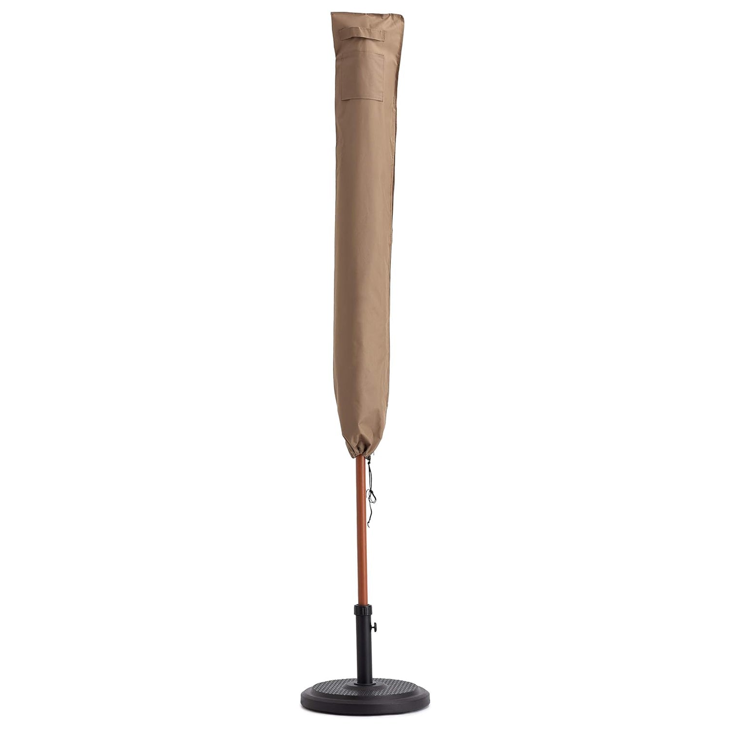 Abdeckung Schutzhülle für Sonnenschirm - 195 x 25/35 cm - Beige
