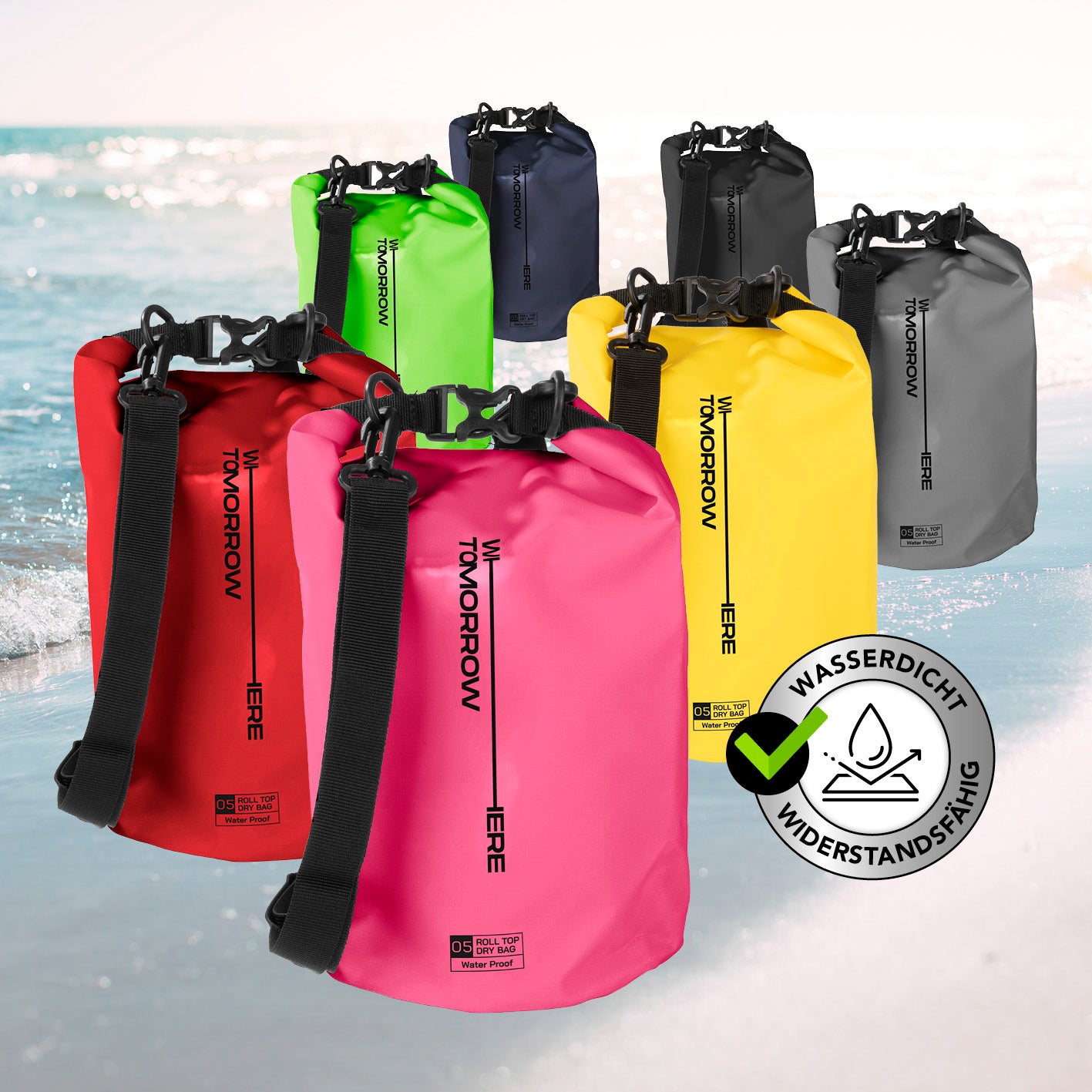 Dry Bag 5L - Style 02 - Pink