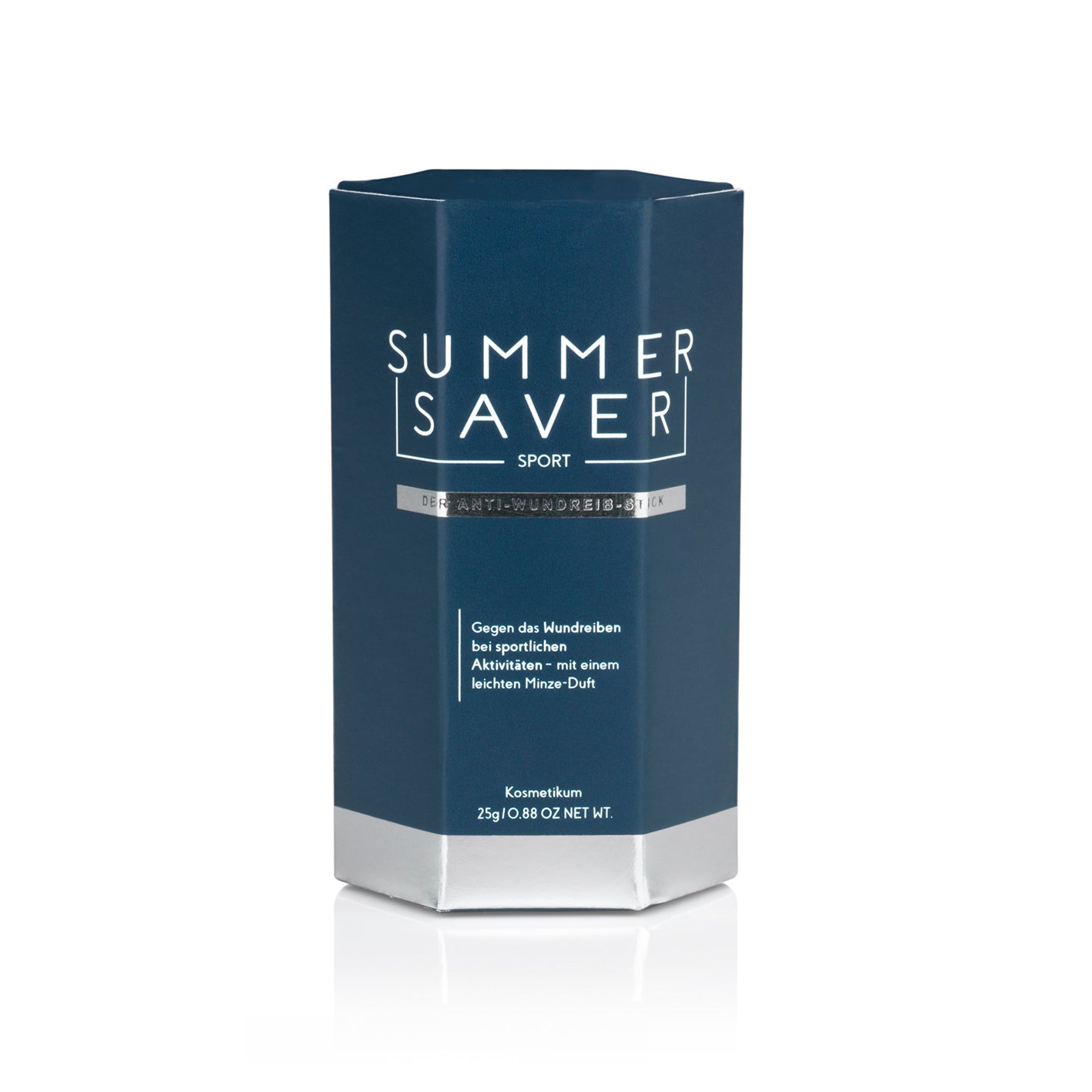 Kosmetikum - Anti-Wundreib-Stick - Sport - 2er-Set, 25g, gegen Wundreiben bei Sport mit leichtem Minze-Duft, dermatologisch getestet.