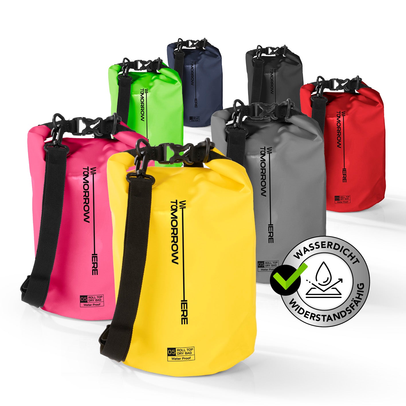 Dry Bag 5L - Style 02 - Gelb