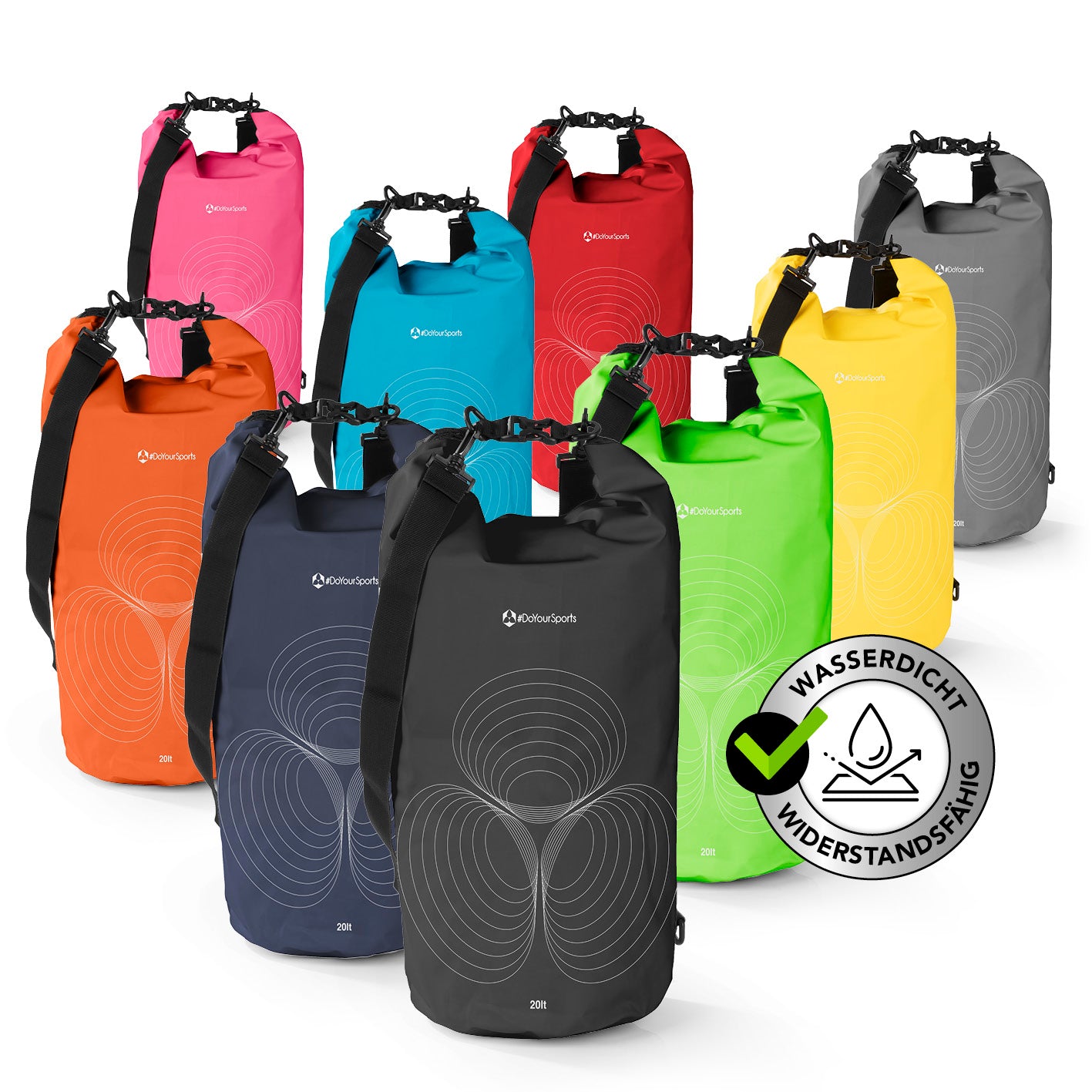 Dry Bag 20L - Schwarz