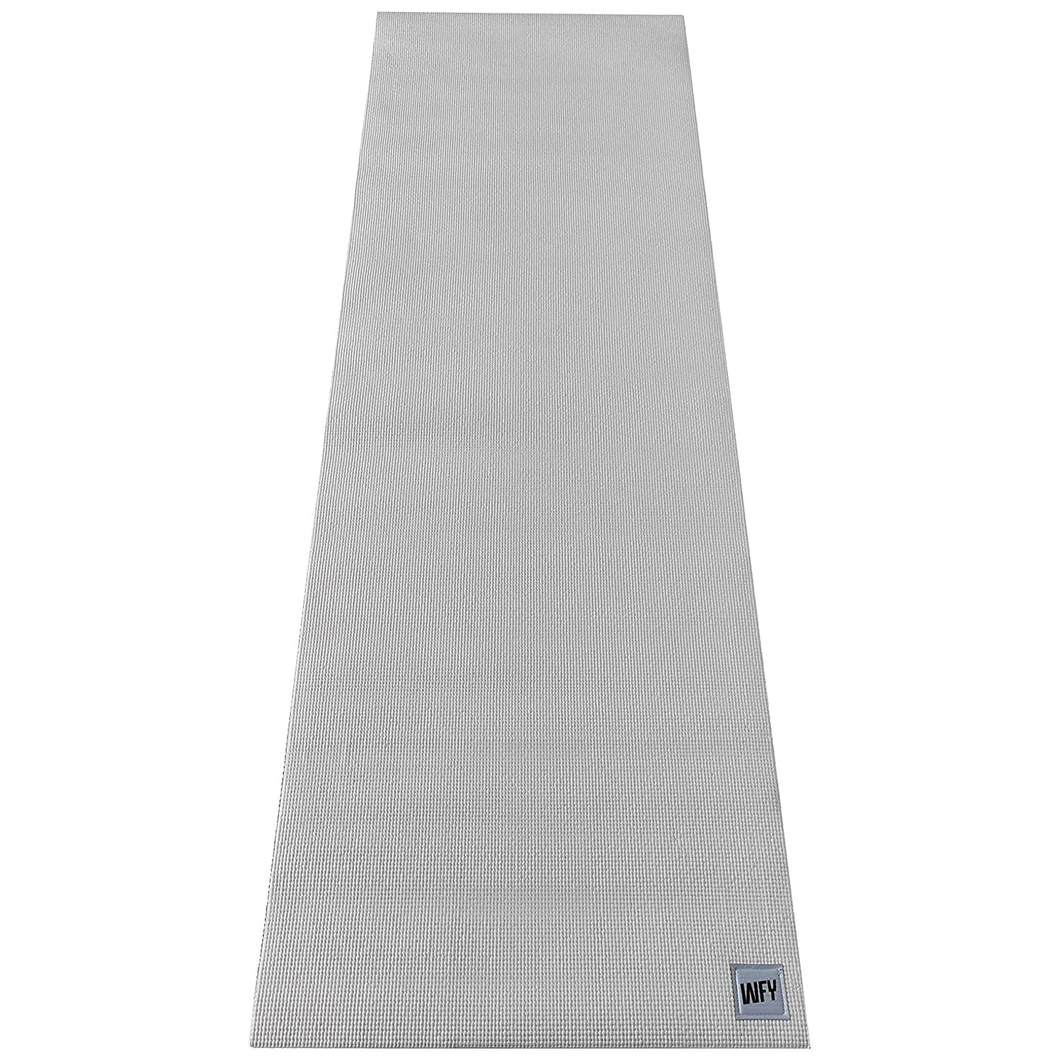 Fitnessmatte Yogamatte "Annapurna Comfort" - 183 x 61 - Pilates Workout Matte - Weiß