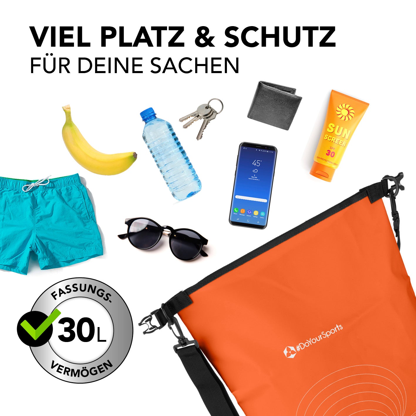 Dry Bag 30L - Orange