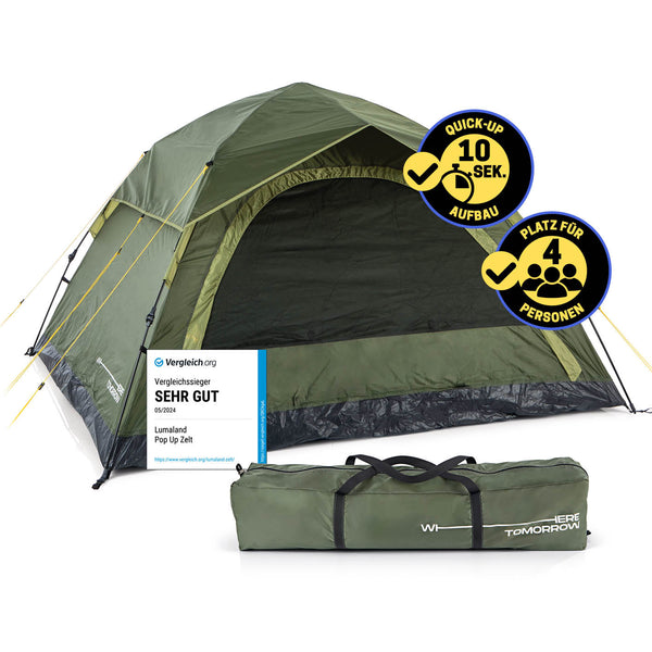 popup zelt zusammenbauen Das Pop-up-Wurfzelt für Camping & Party mit rasantem Quick-up-Aufbau! Güsto Sturmgurt-Set für Güsto-Vorzelte Travelpack Color:Black/Silver with Mirror/Smoke Lens