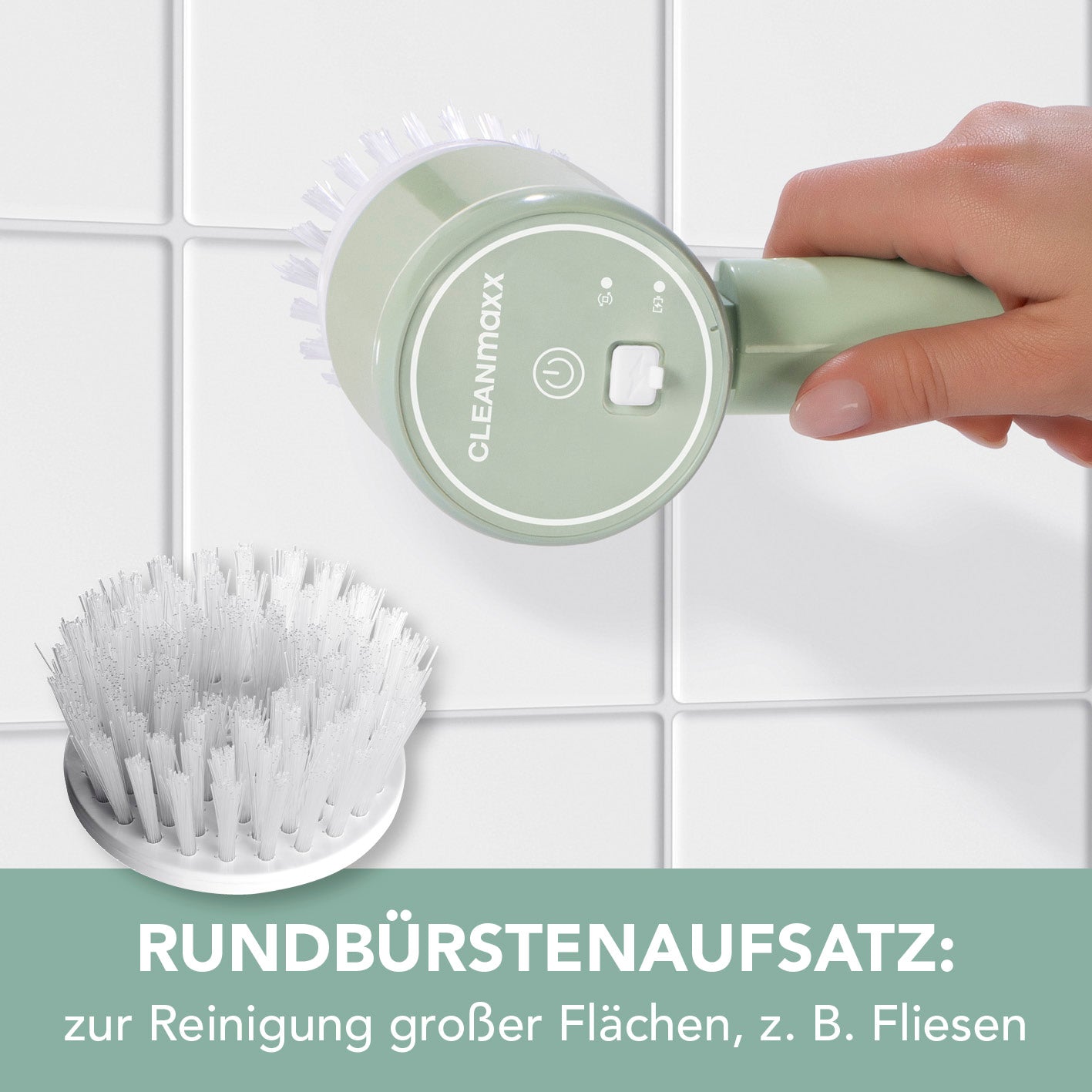 Akku-Reinigungsbürste - 2 Geschwindigkeitsstufen