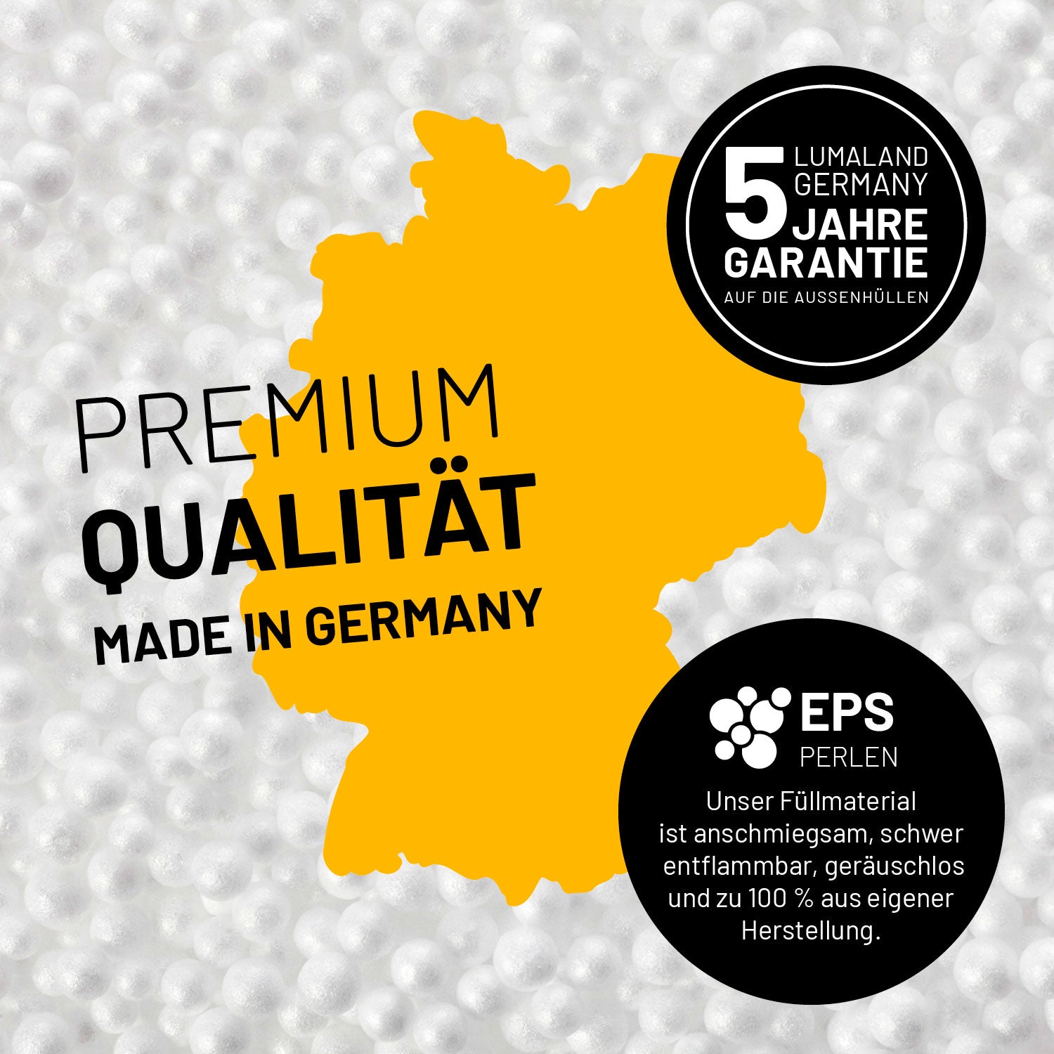 XXL Microvelours Sitzsack (380 L) - indoor - Braun