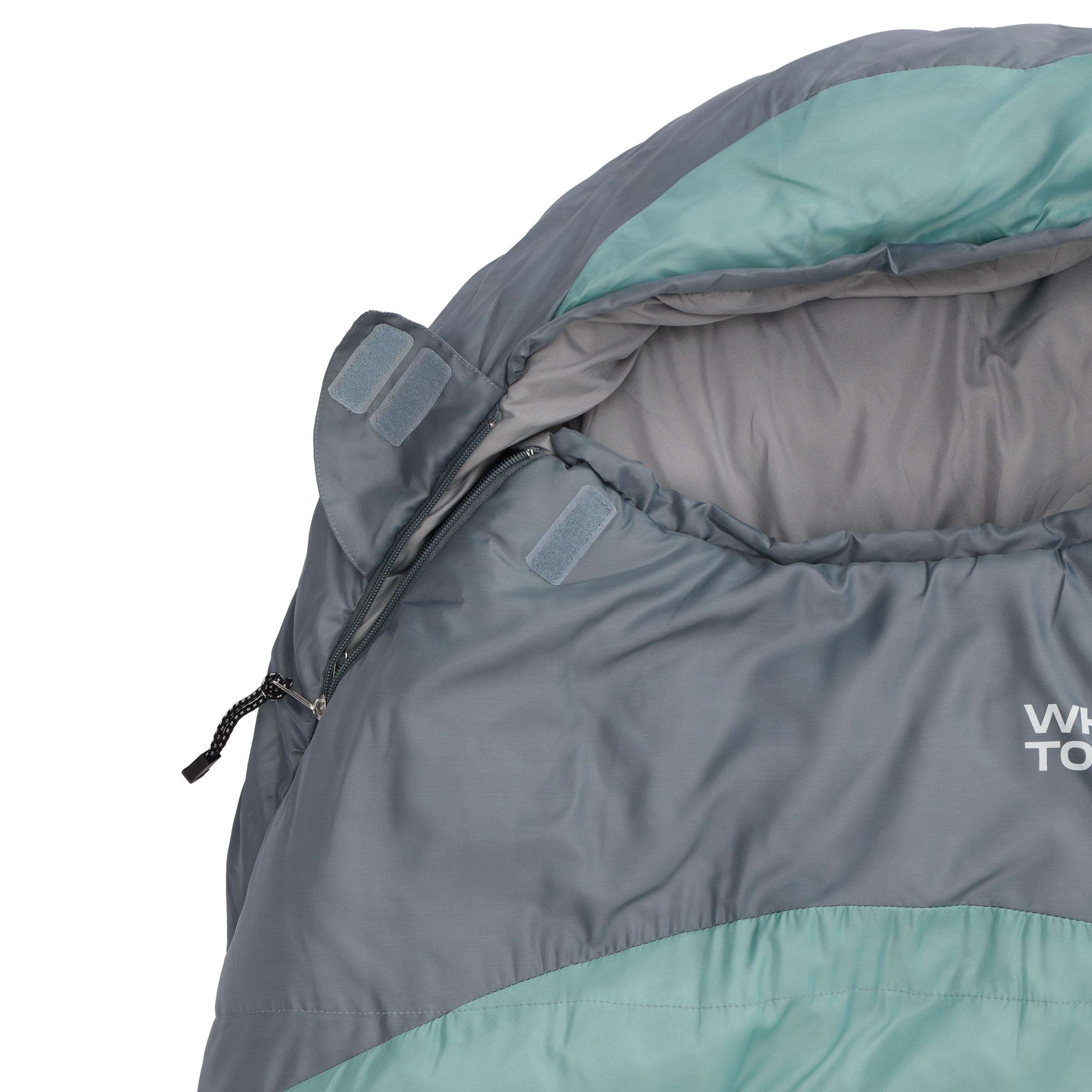 Camping Schlafsack Classic - Mumienschlafsack mit Tasche - 230 x 80 x 55 cm - Hellblau