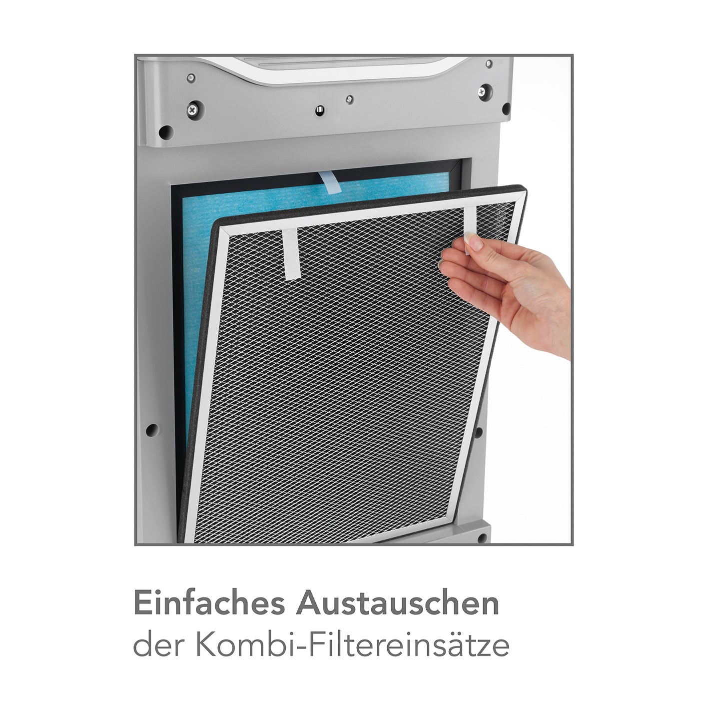 Filterset für Luftreiniger High Performance - 2 Kombi-Filtereinsätze