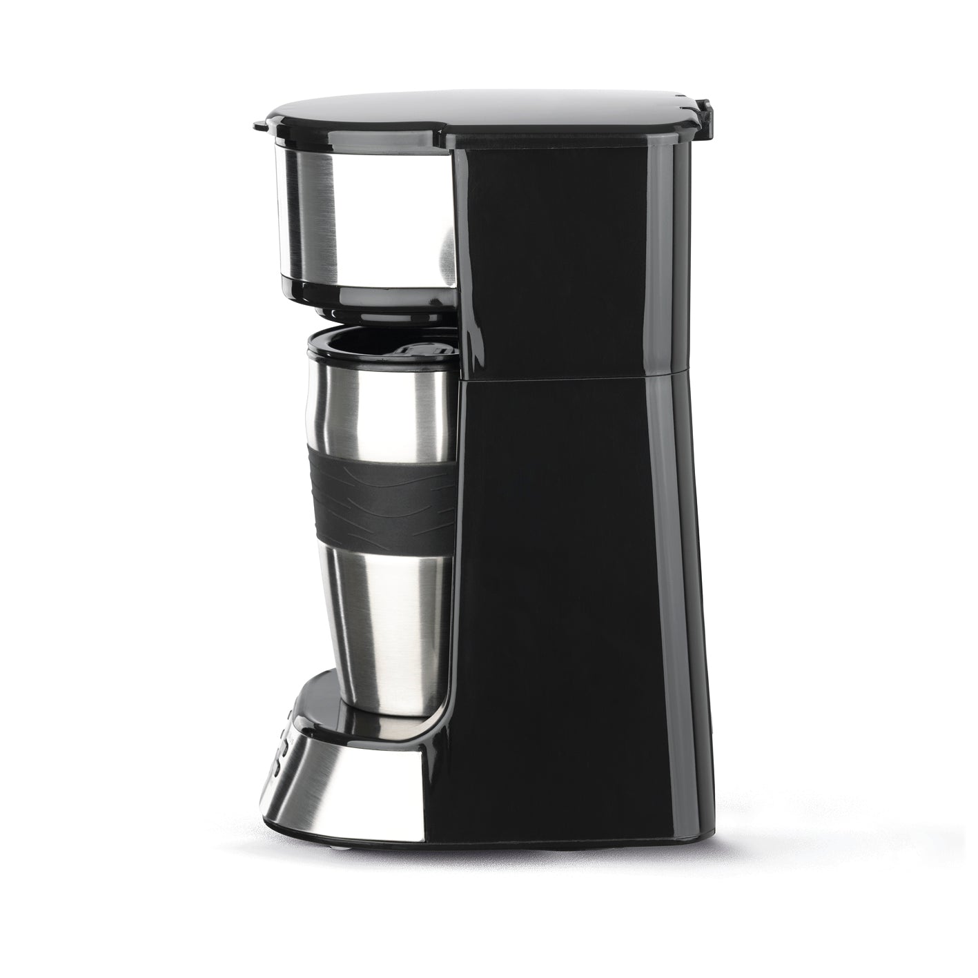 Single-Kaffeemaschine Thermo2Go - 750 Watt - Edelstahl/schwarz