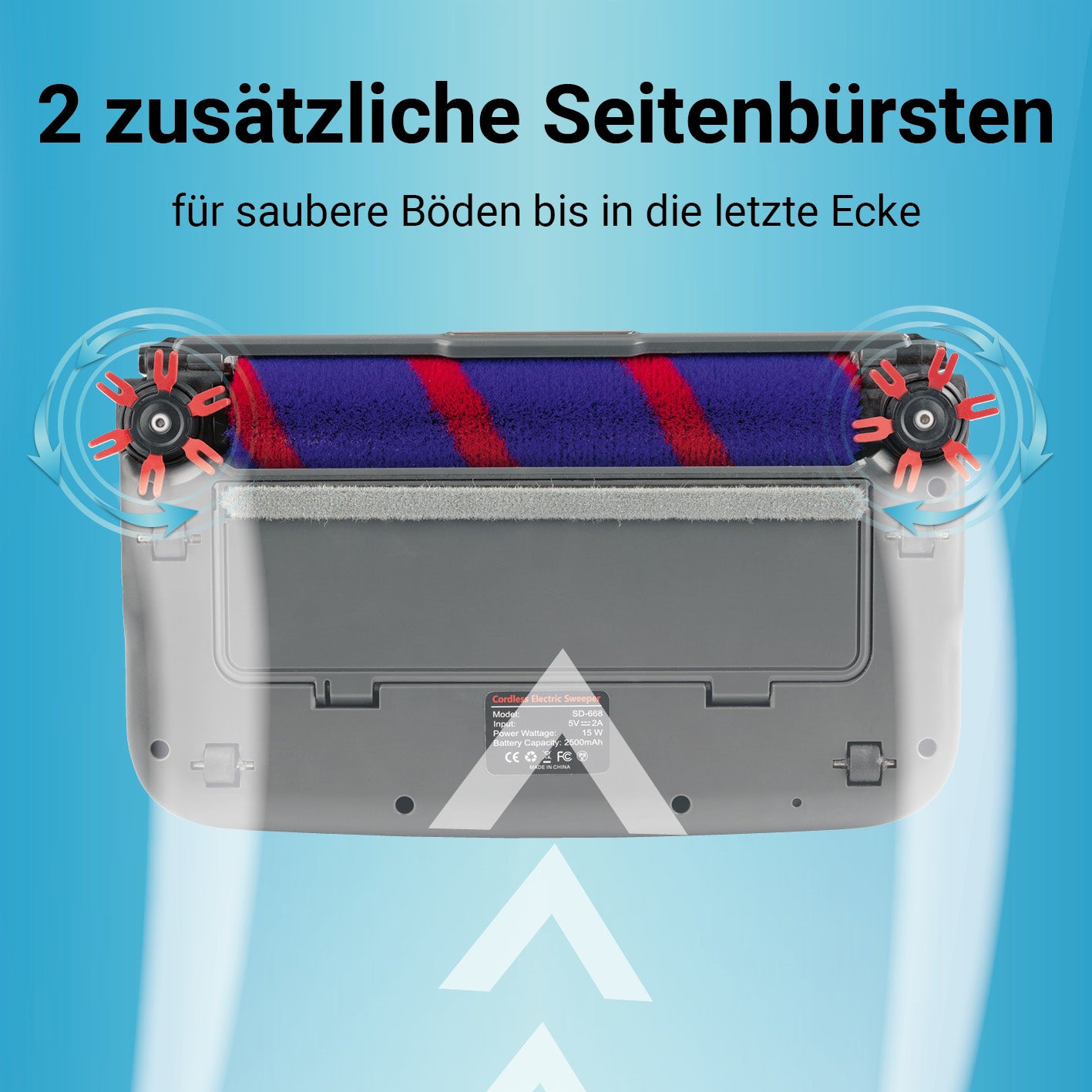 Akkubesen mit LED-Beleuchtung