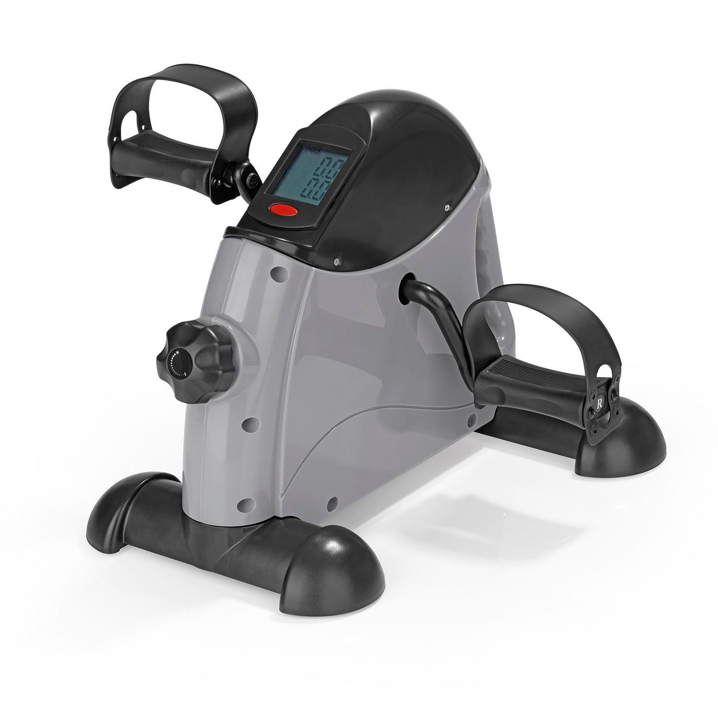 Mini-Trainer mit Metallschwungrad - grau/schwarz
