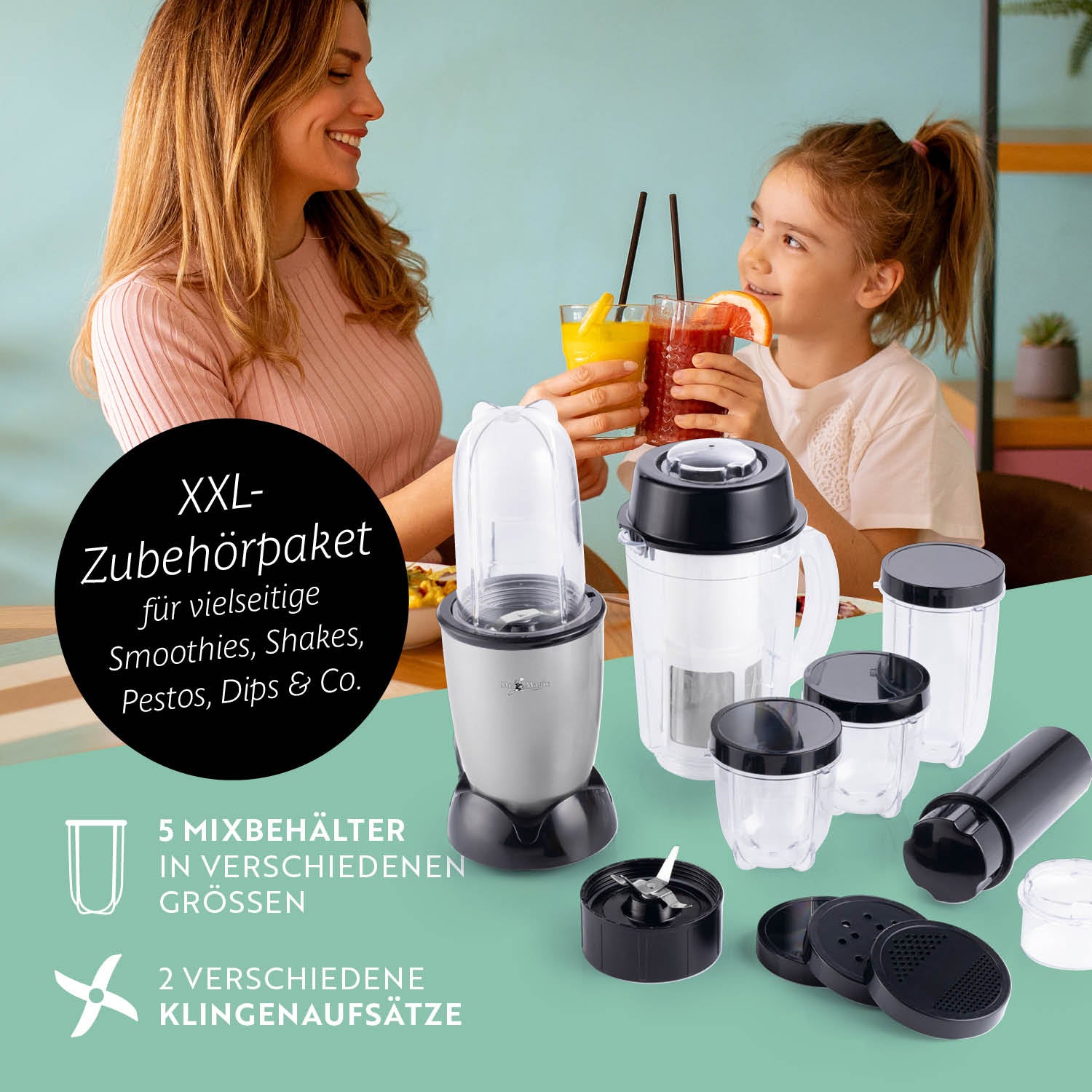 Mr. Magic Mixer - Silber/Schwarz