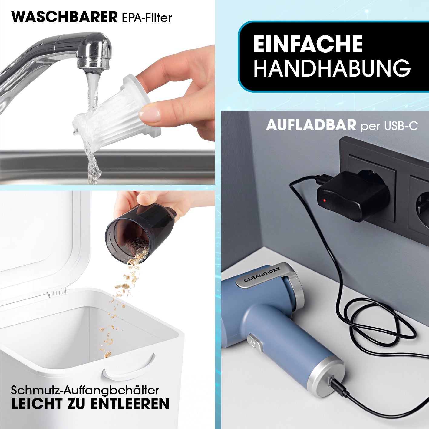 2in1-Akkusauger