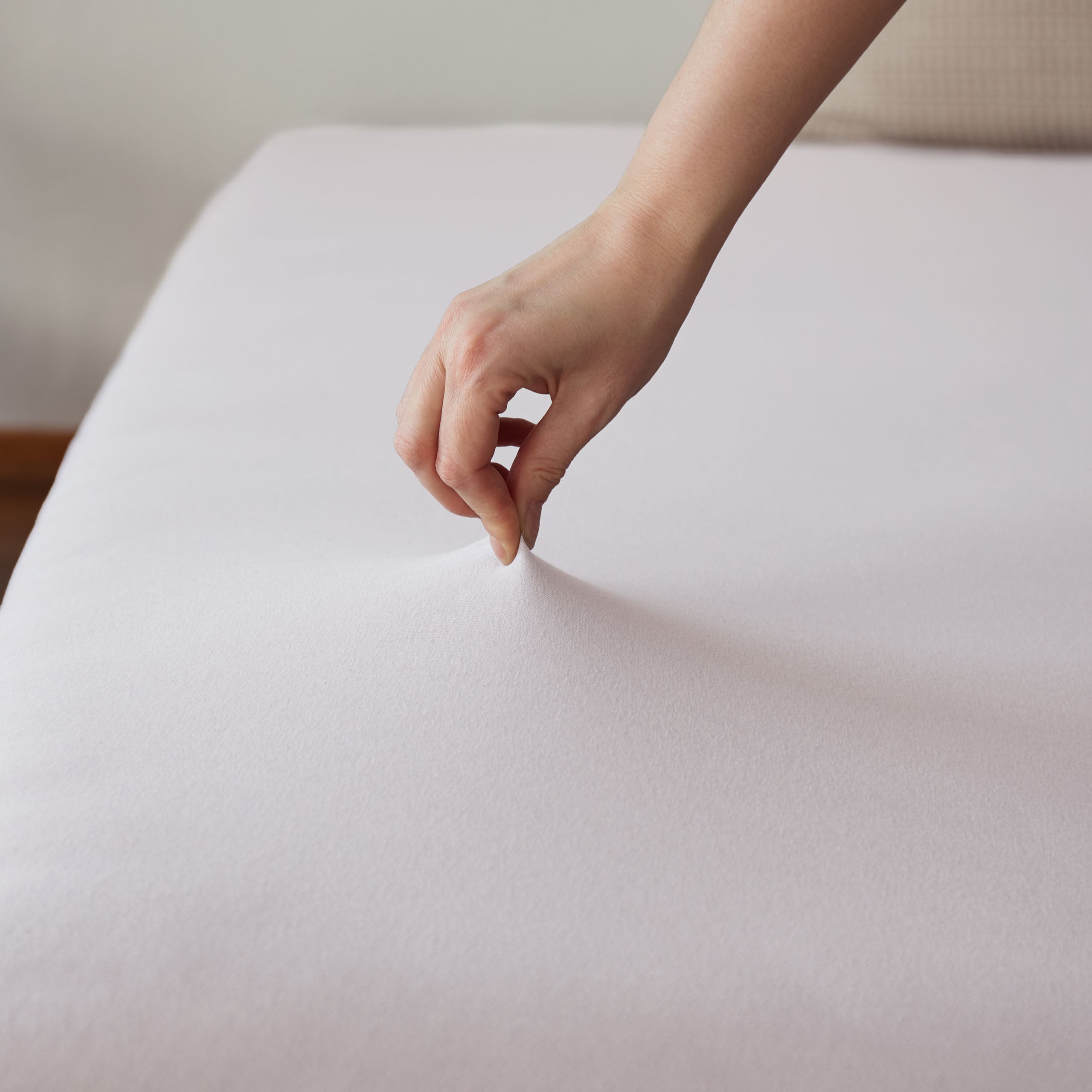 Comfort Jersey Spannbettlaken - 160 g/m² 100% Baumwolle - 180-200 x 200 cm - Weiß