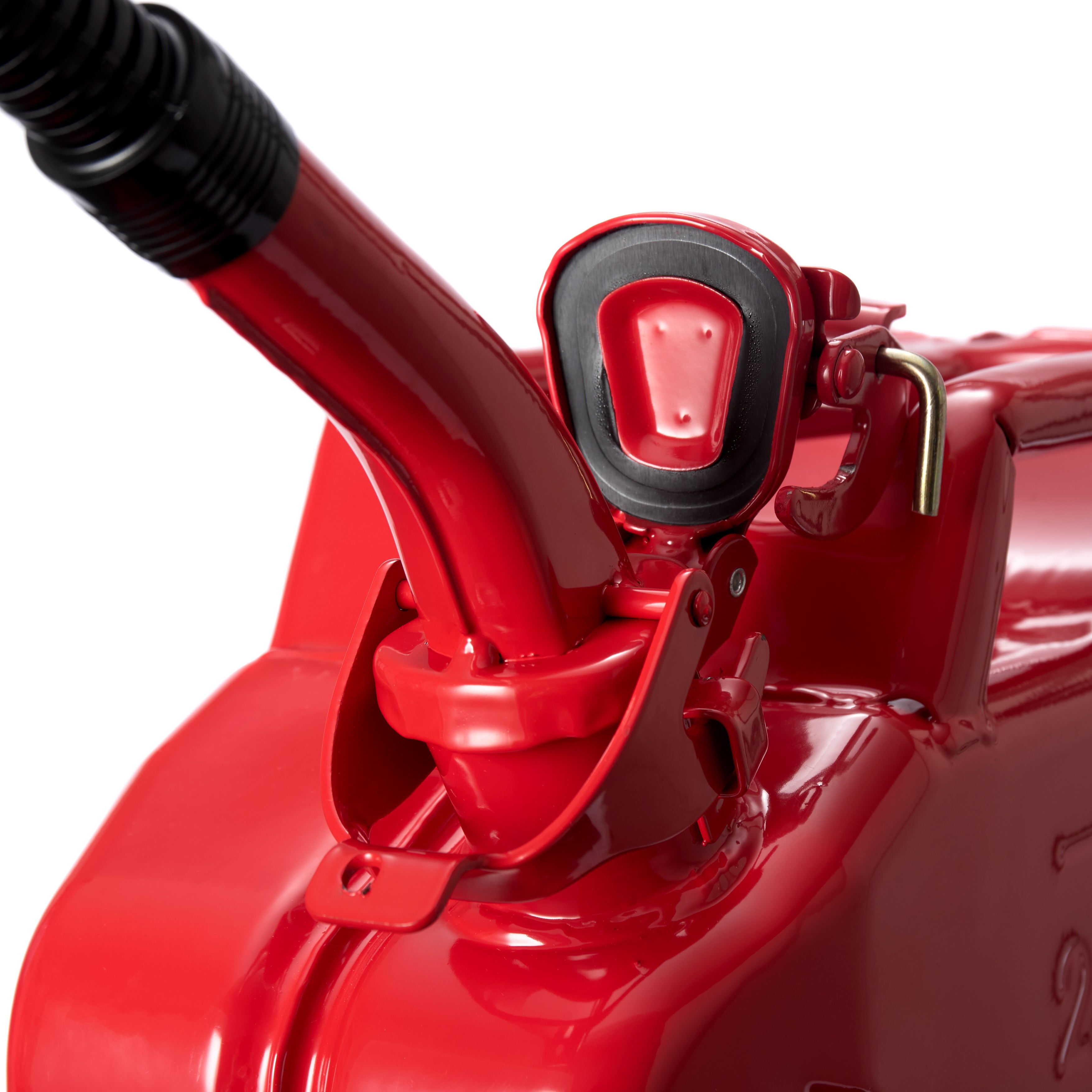 Flexibler Ausgießer für Diesel & Benzin für Metall-Kraftstoffkanister - Rot