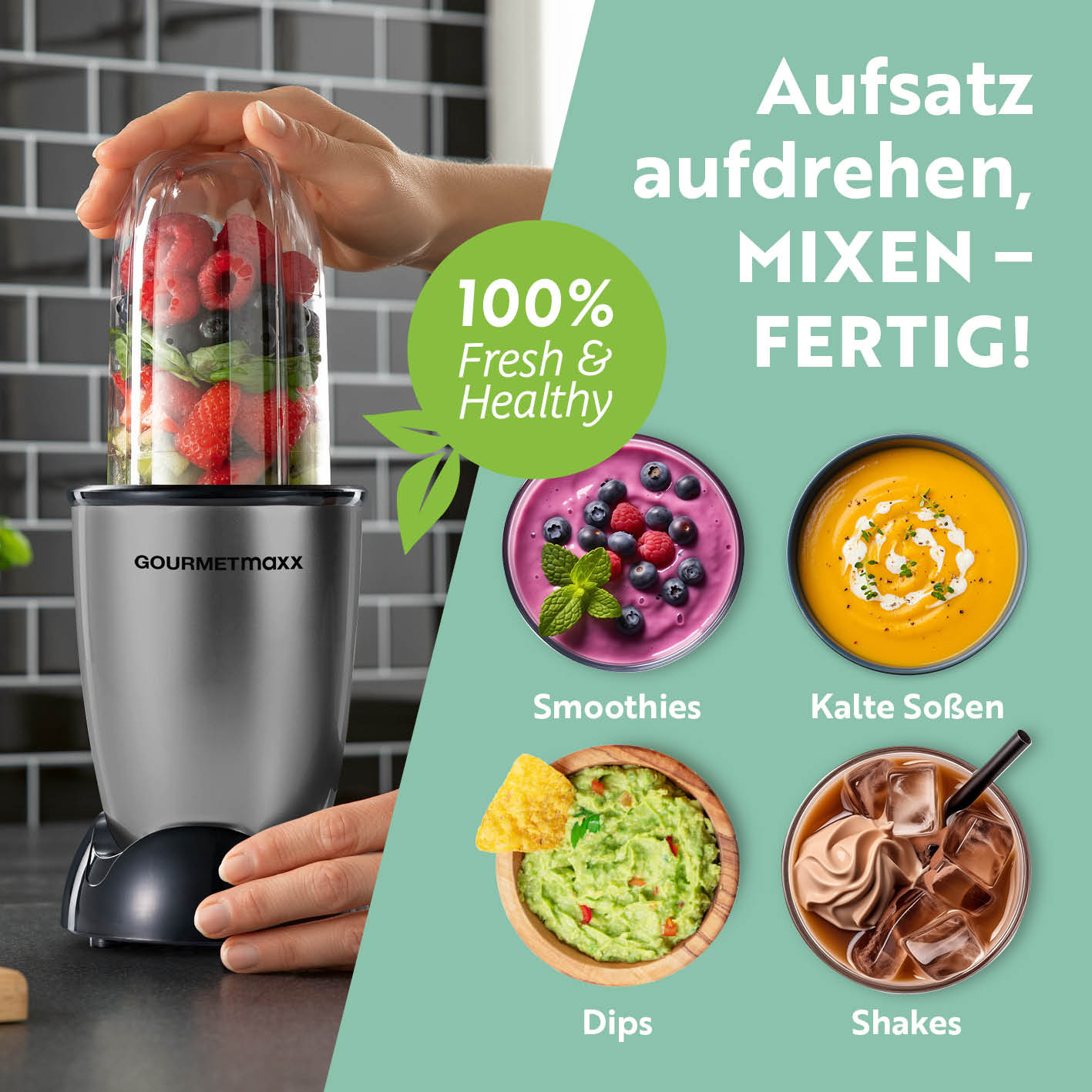 Mr. Magic Power 400 Pro Basis-Set M - Anthrazit/Schwarz