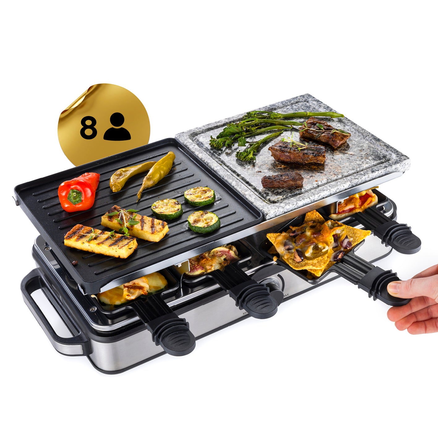 Raclettegrill - 8 Personen