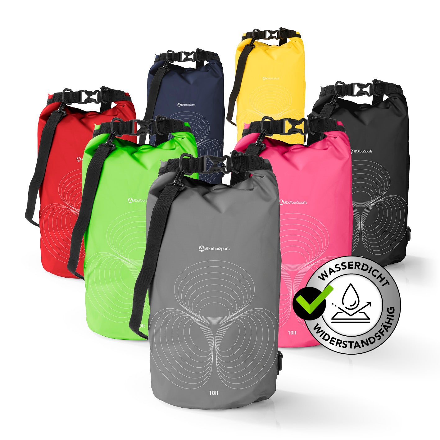 Dry Bag 10L - Grau