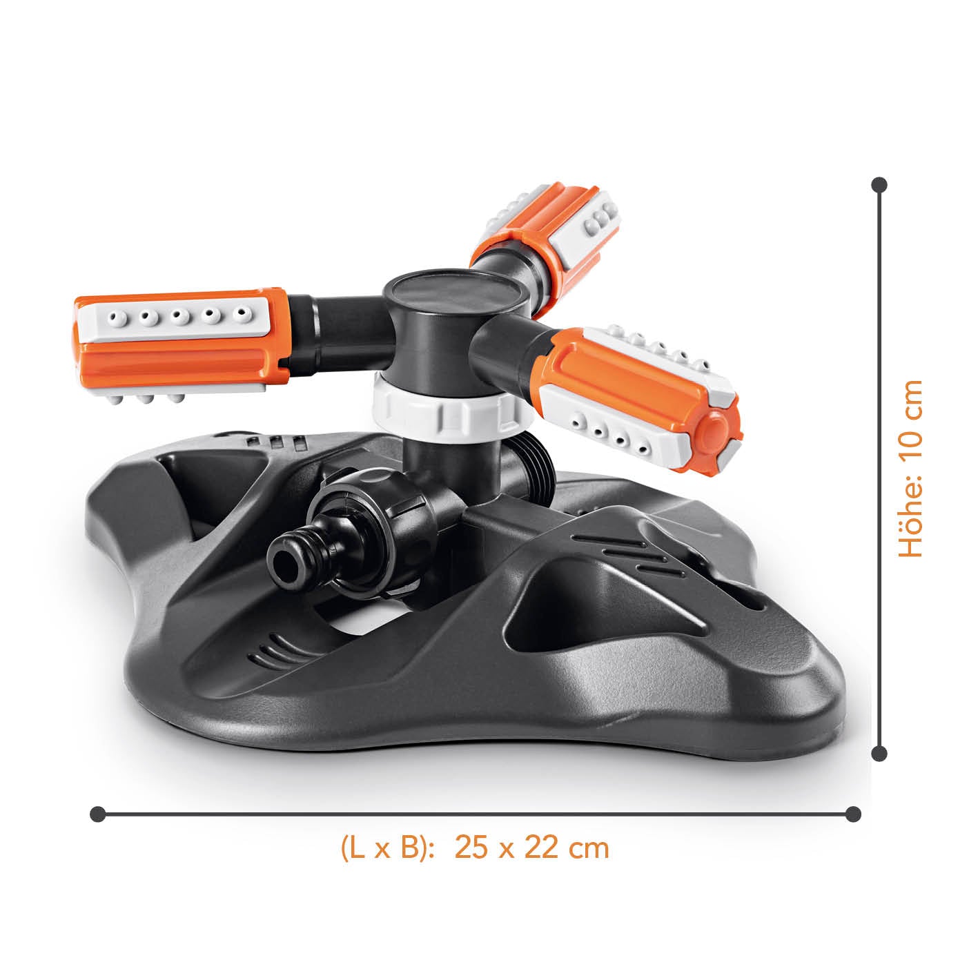360°-Gartensprinkler - 2er-Set