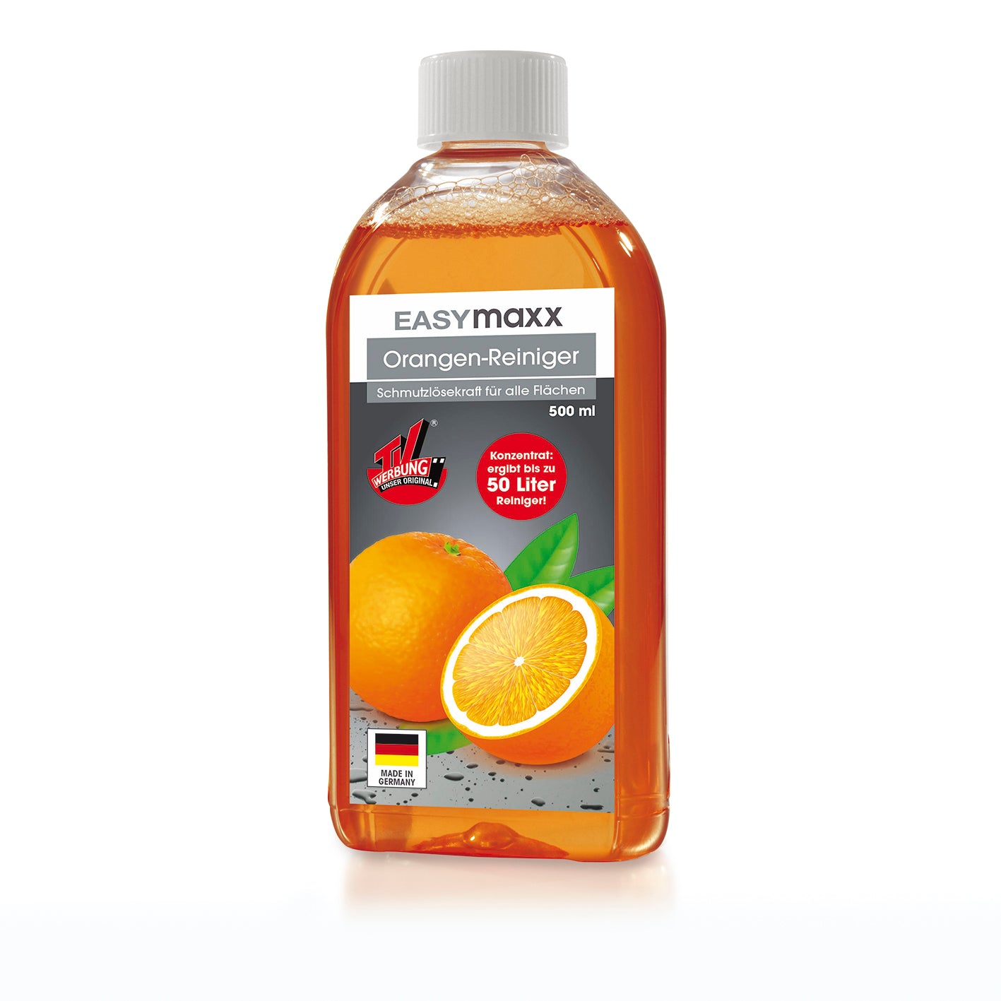 Orangenreiniger 3tlg. mit bester Fettlösekraft, ideal zum Entfernen von Schmutz auf Holz, Textilien, Keramik und Grillrosten.