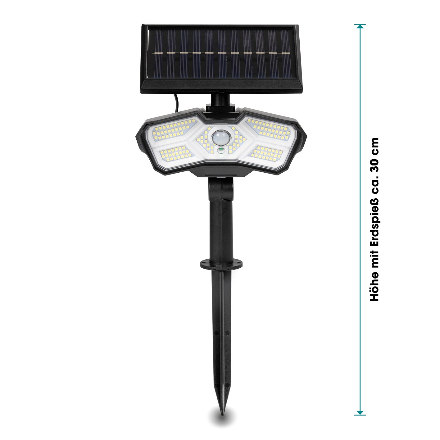 LED-Solarstrahler mit Bewegungsmelder