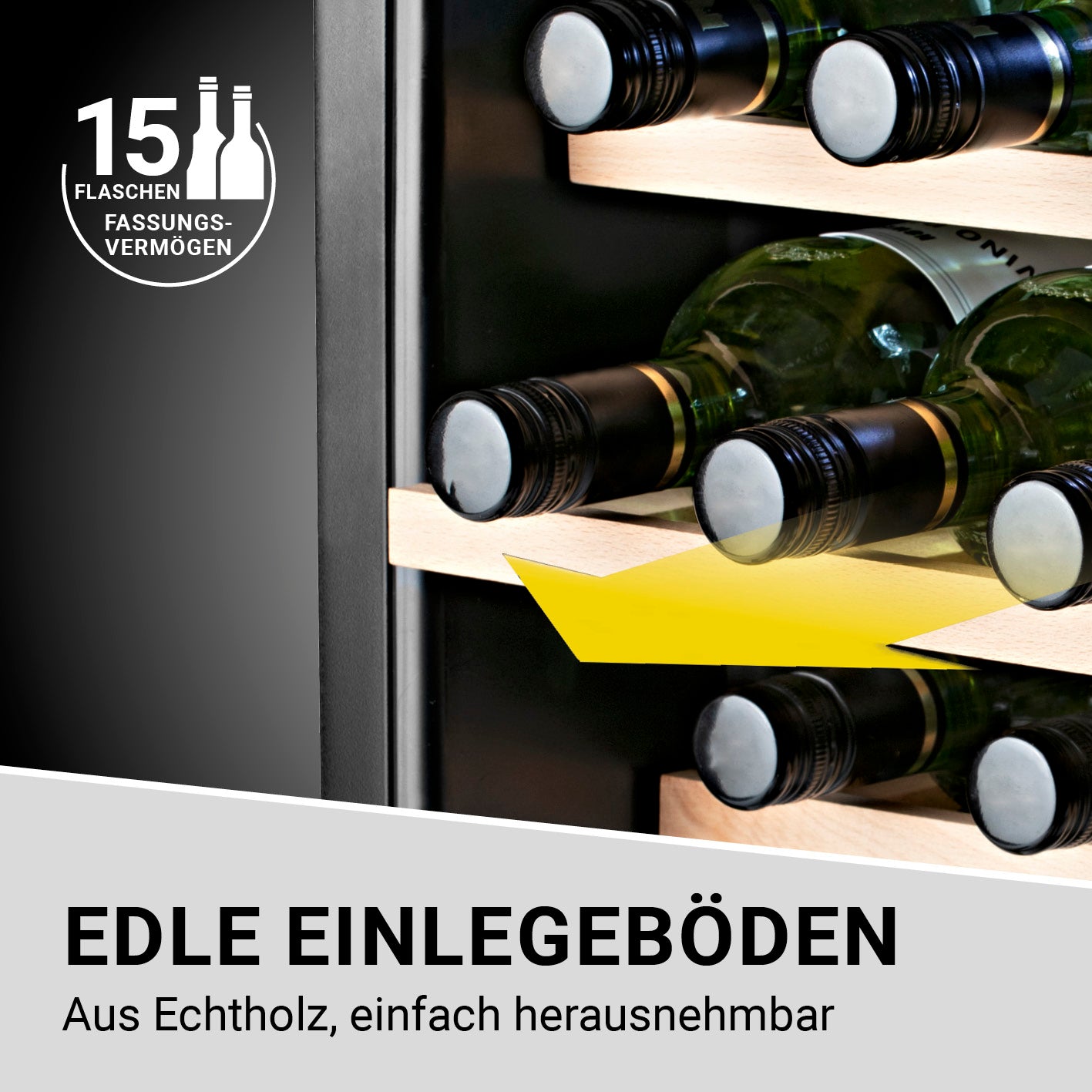 Weinkühlschrank - 15 Flaschen
