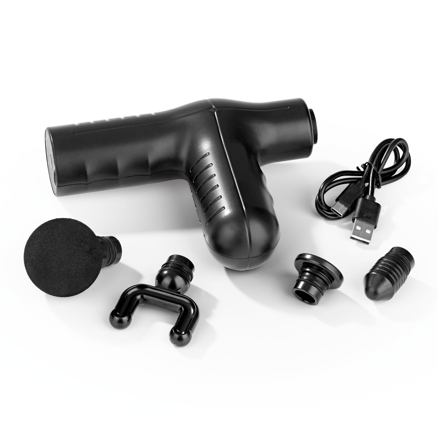 Mini-Massage Gun Smart Grip - schwarz