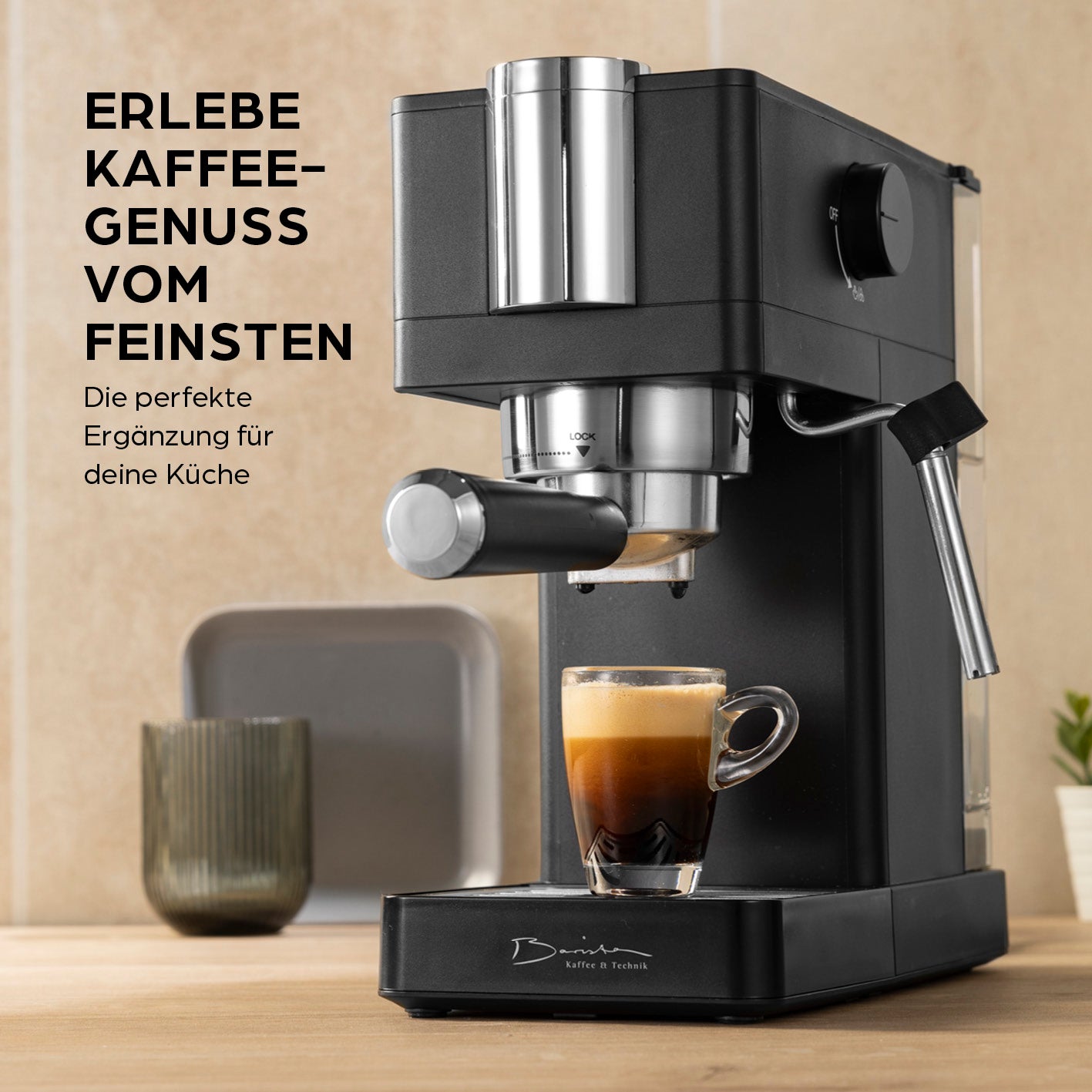 Siebträgermaschine Espresso Slim - 20 bar