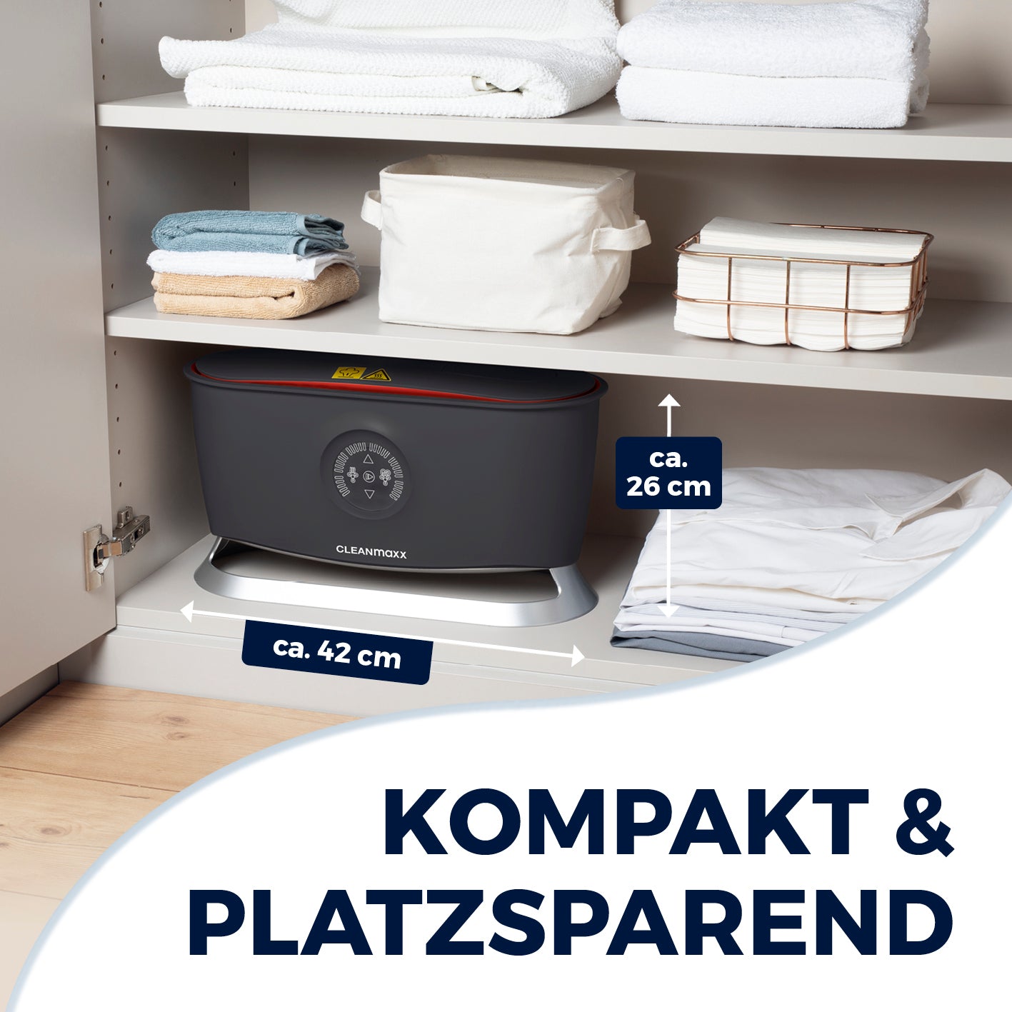Hemdenbügler PRO STEAM mit Hosenaufsatz - Schwarz