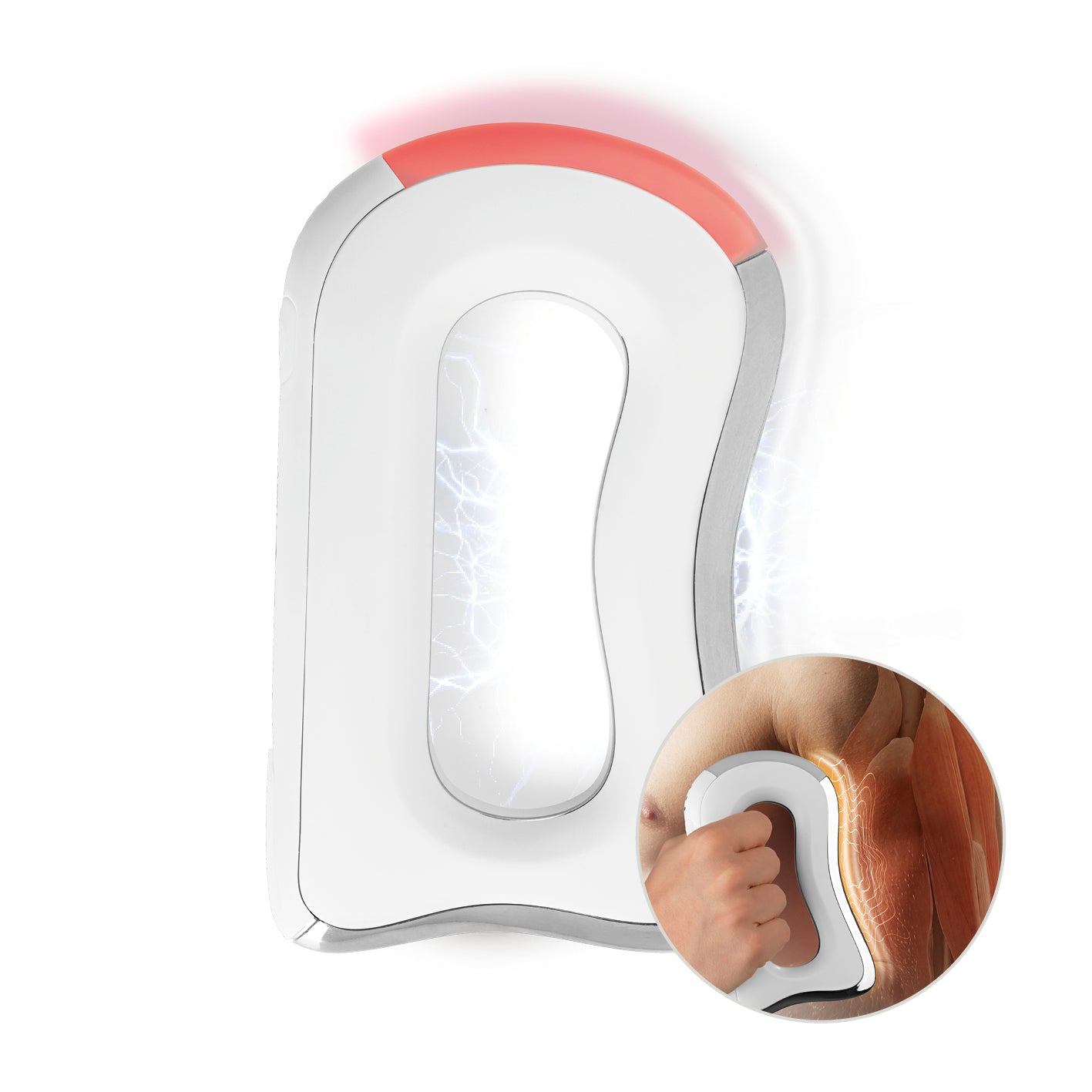 EMS-Massagegriff - 3 Intensitätsstufen und Wärmefunktion