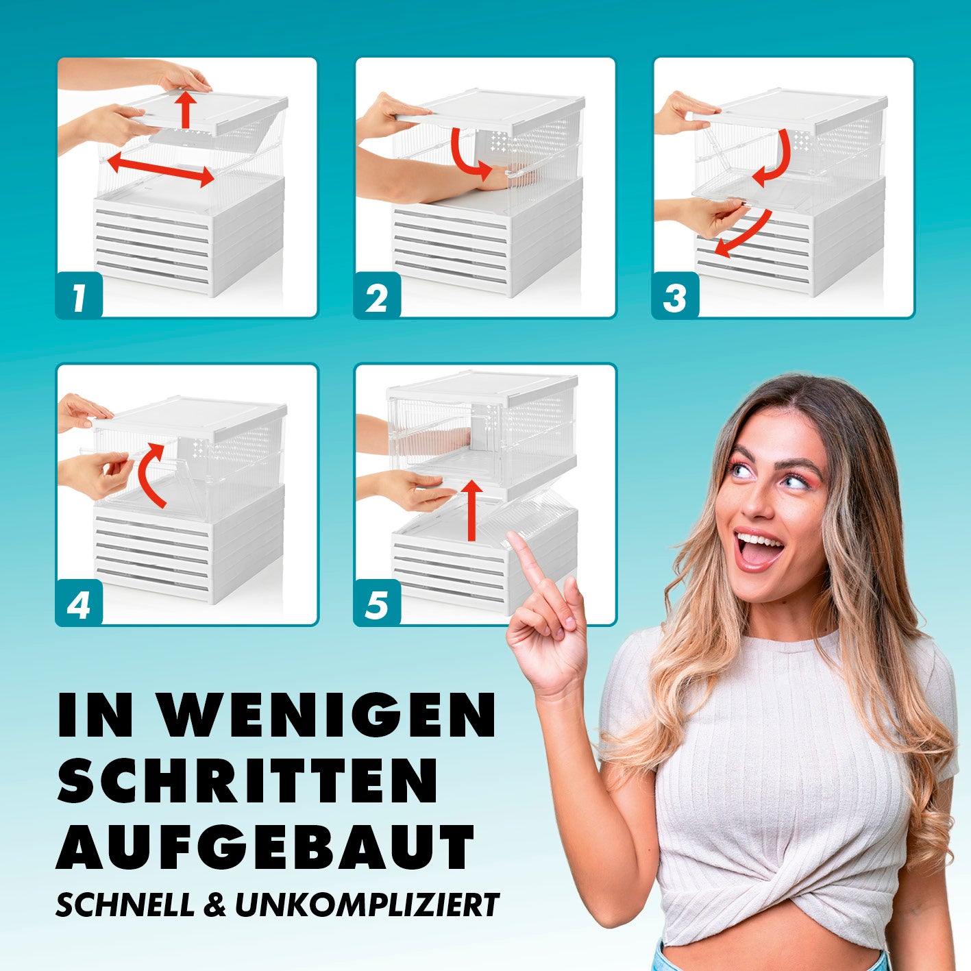 Faltbares Schuhregal
