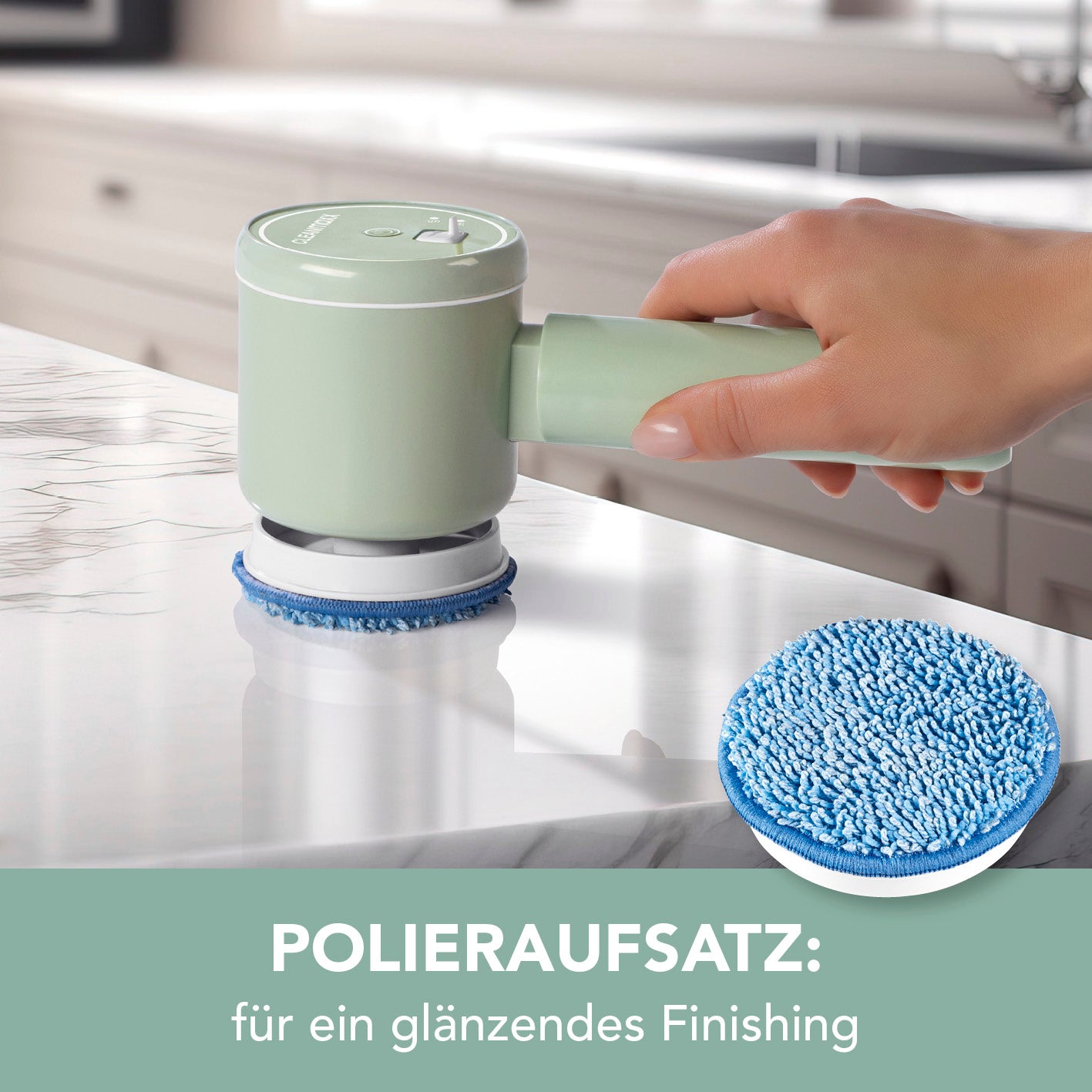 Akku-Reinigungsbürste - 2 Geschwindigkeitsstufen