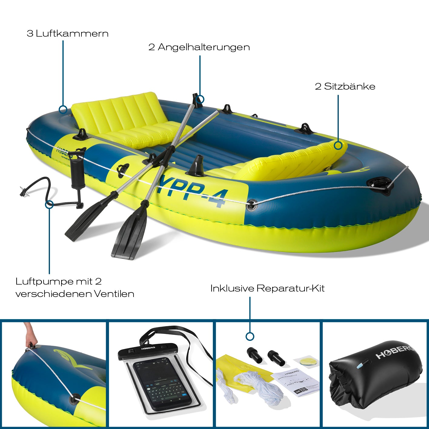 4-Sitzer Schlauchboot "YPP-4"