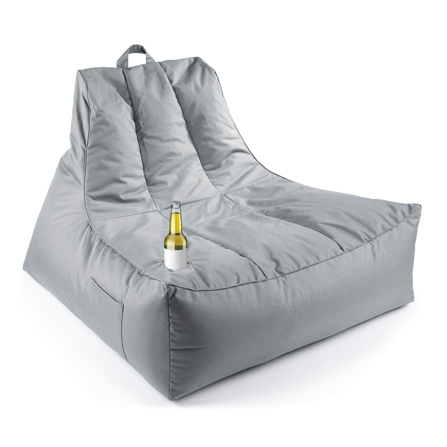 Premium Lounge-Sessel - 380 L - 100 x 100 x 80 cm - Grau