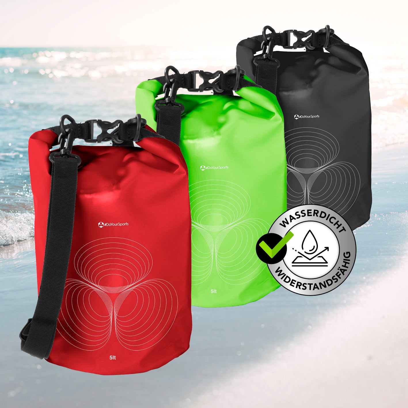 Dry Bag 5L - Rot