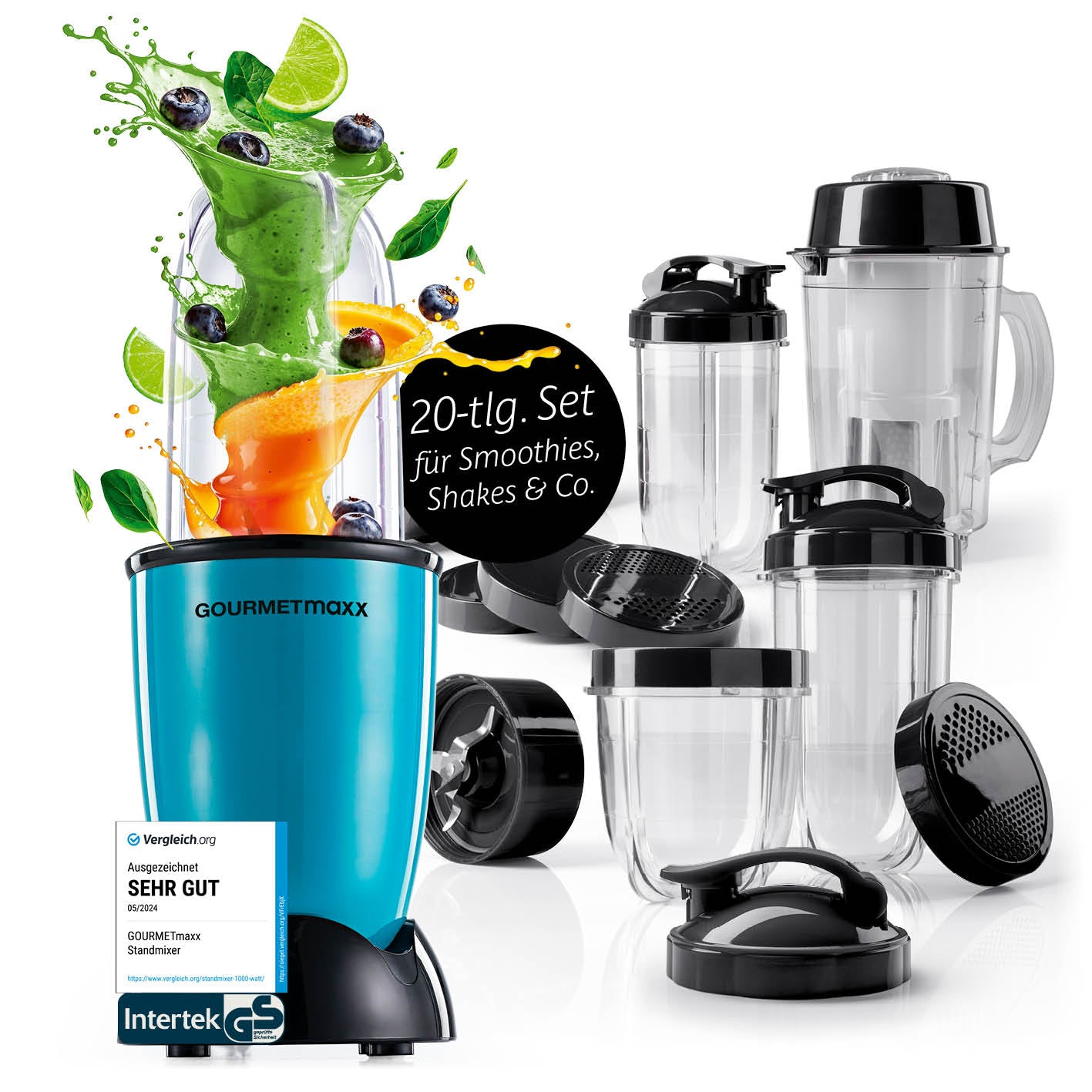 Mr. Magic Power 400 Pro mit Zubehörset XL - Grün/Schwarz