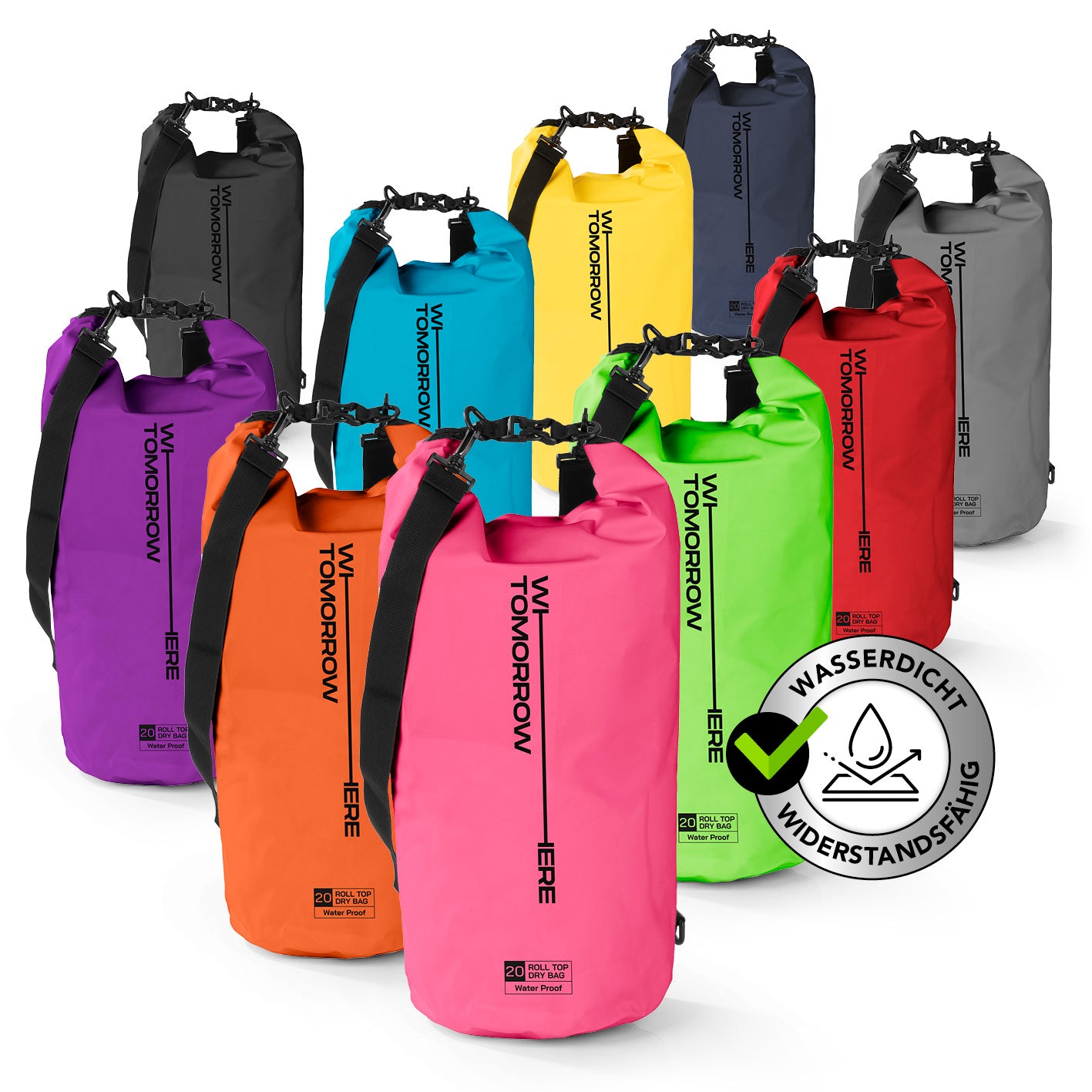 Dry Bag 20L - Style 02 - Pink