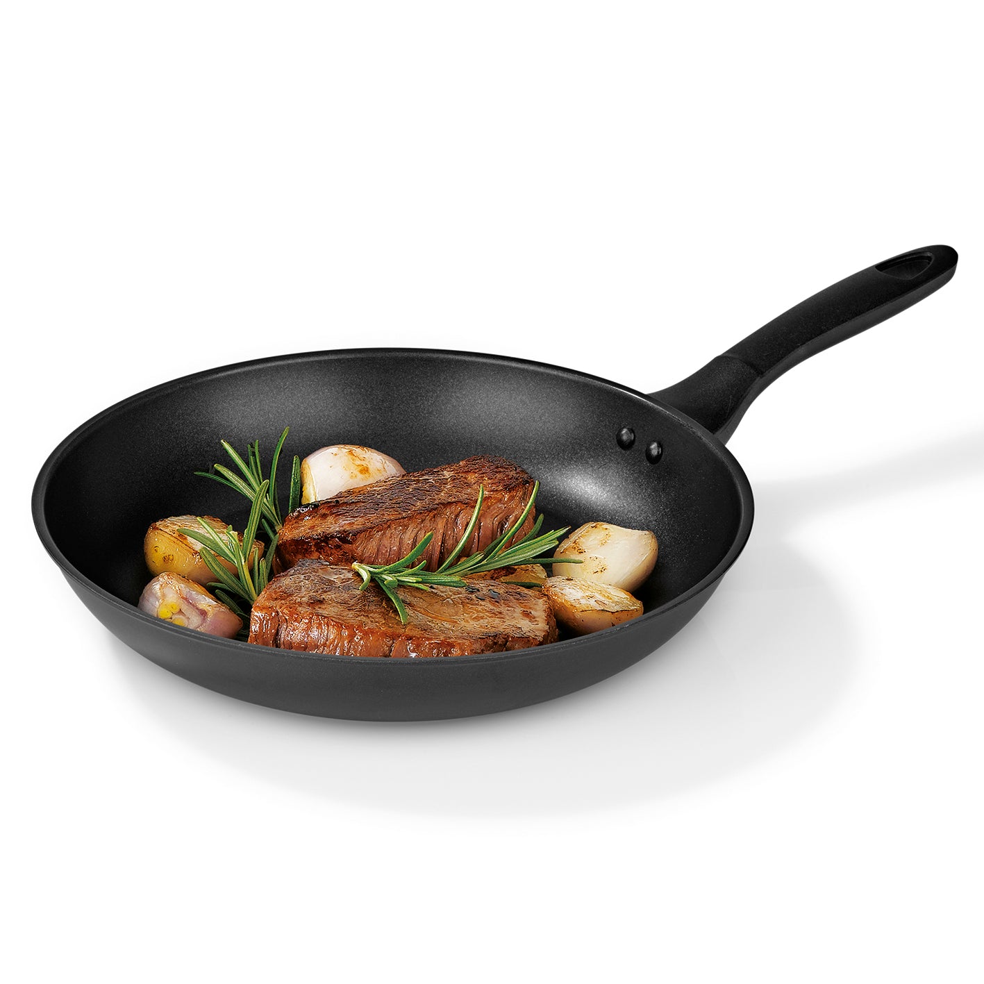 Aluminium-Pfanne geschmiedet - 28 cm - schwarz