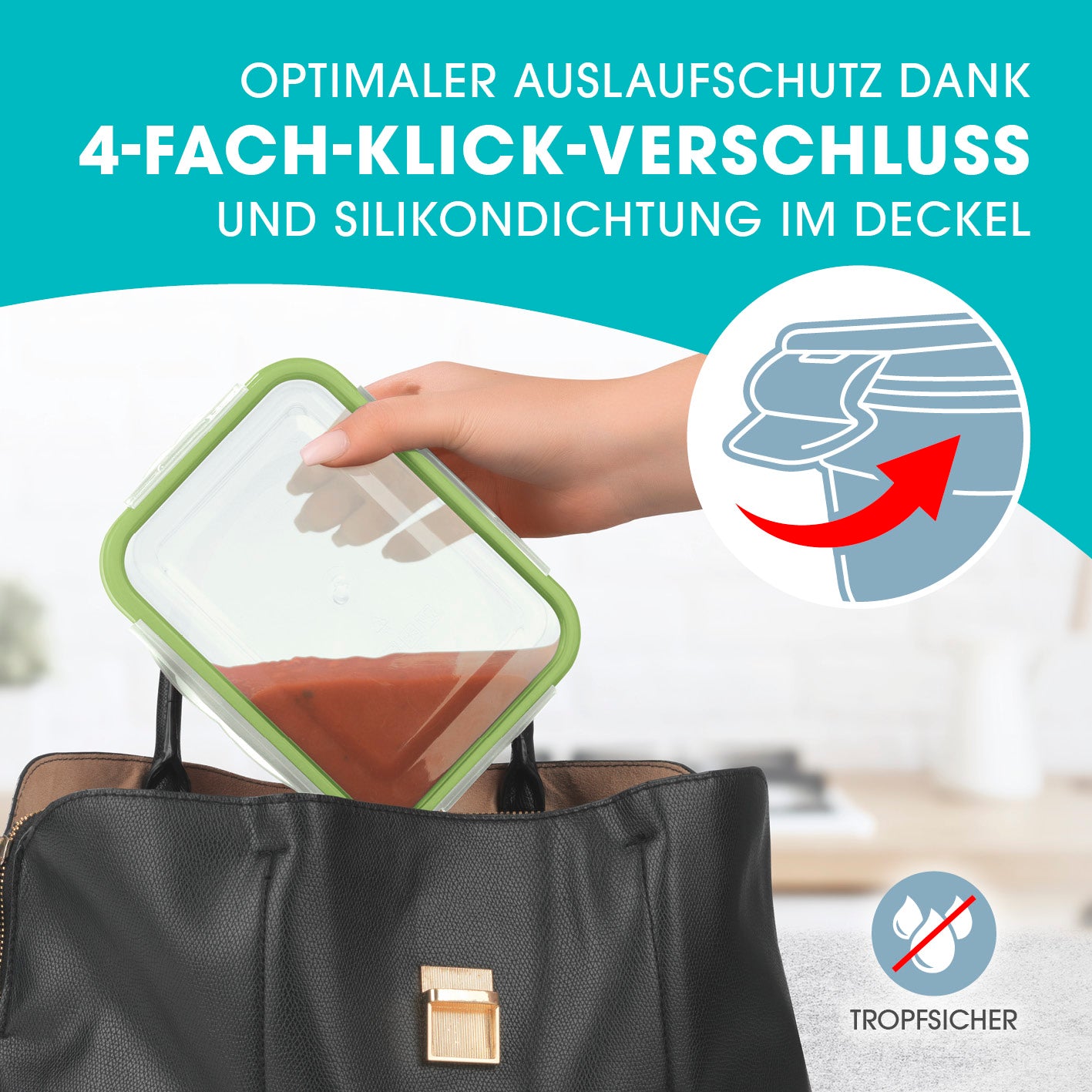 Frischhaltedosen Klick-it - 56-tlg. - transparent